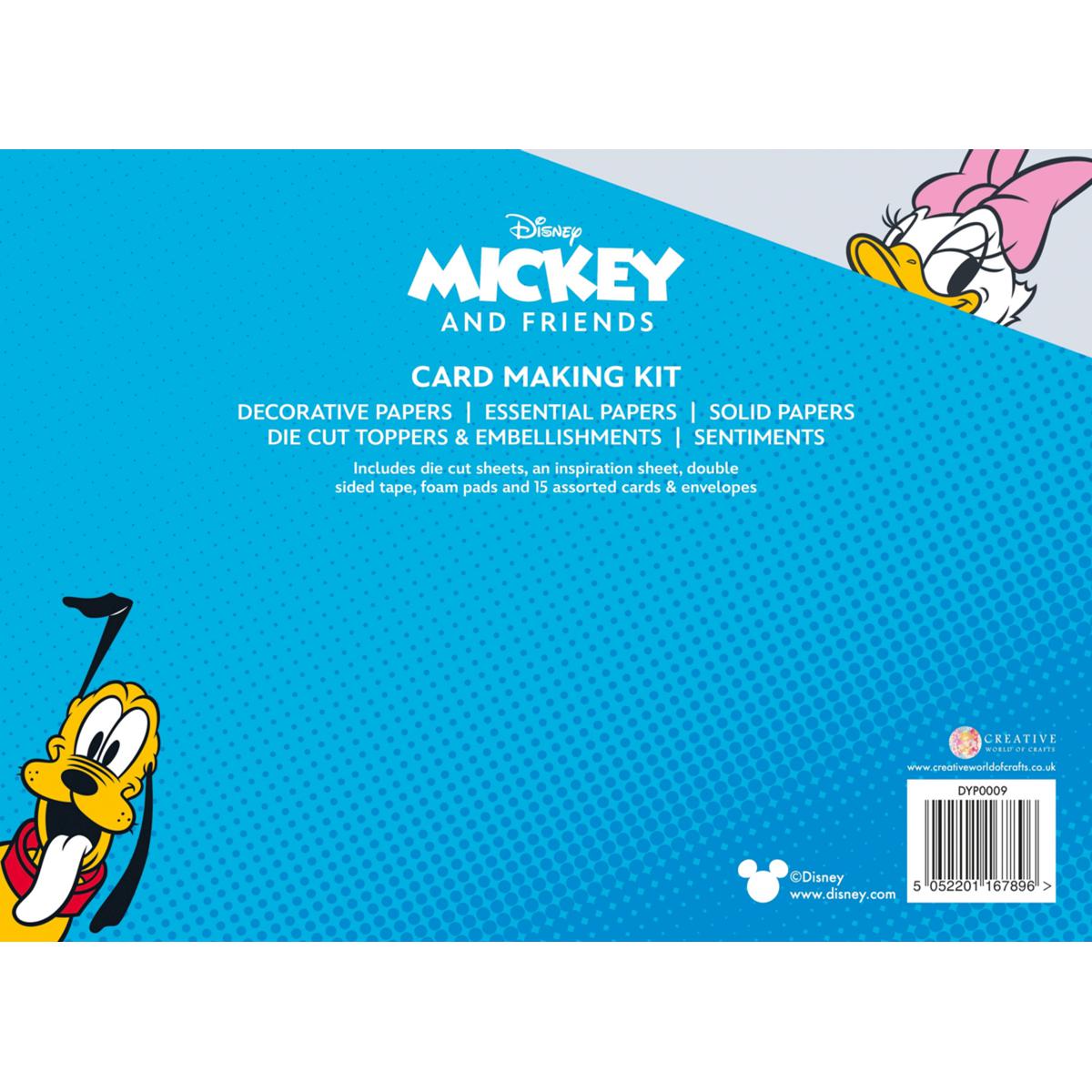 Creative Expressions Mickey & Minnie Mouse - Large Card A4 Kit