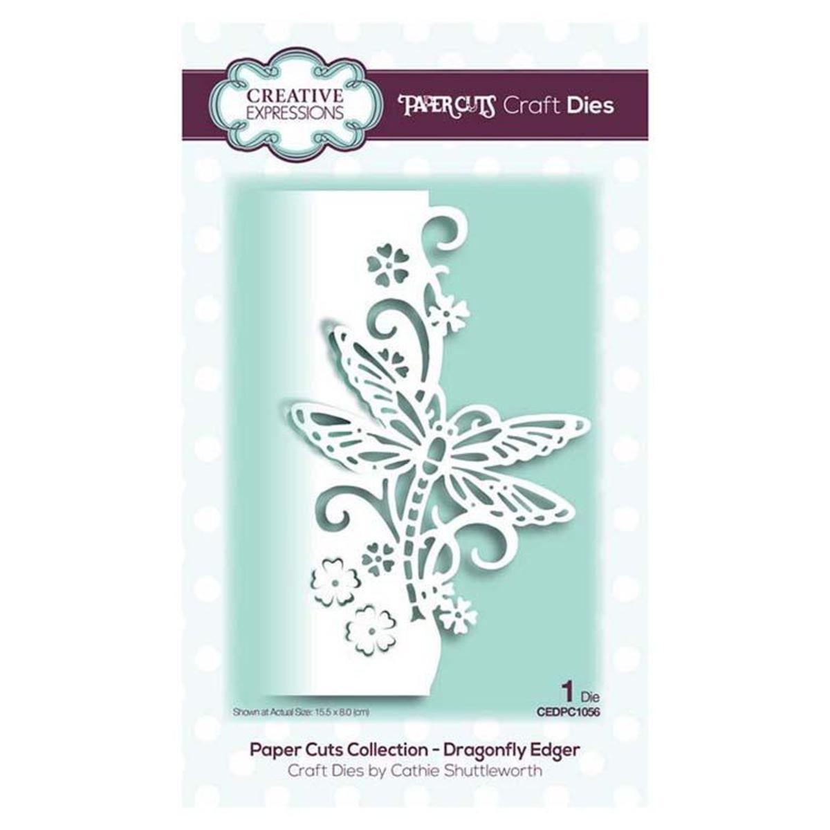 Creative Expressions Paper Cuts Collection Dragonfly Edger Craft Die ...