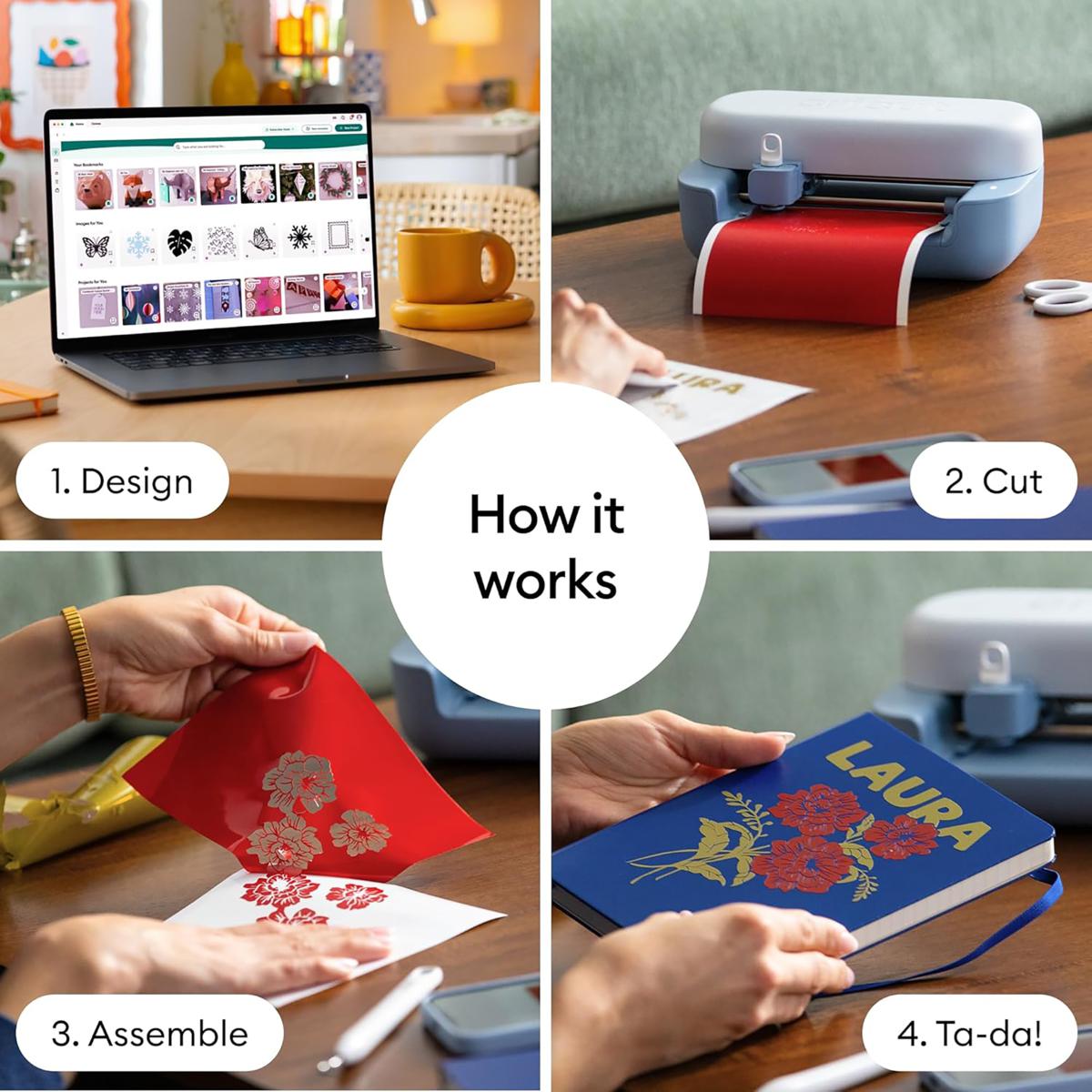 Cricut Joy 2 Deluxe Bundle in Blue with Crafting Tools | HSN