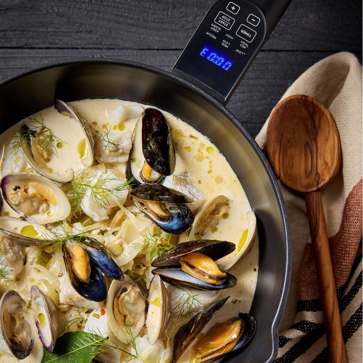 Curtis Stone 3qt Dura-Pan Non Stick Electric Wonder Pot | HSN