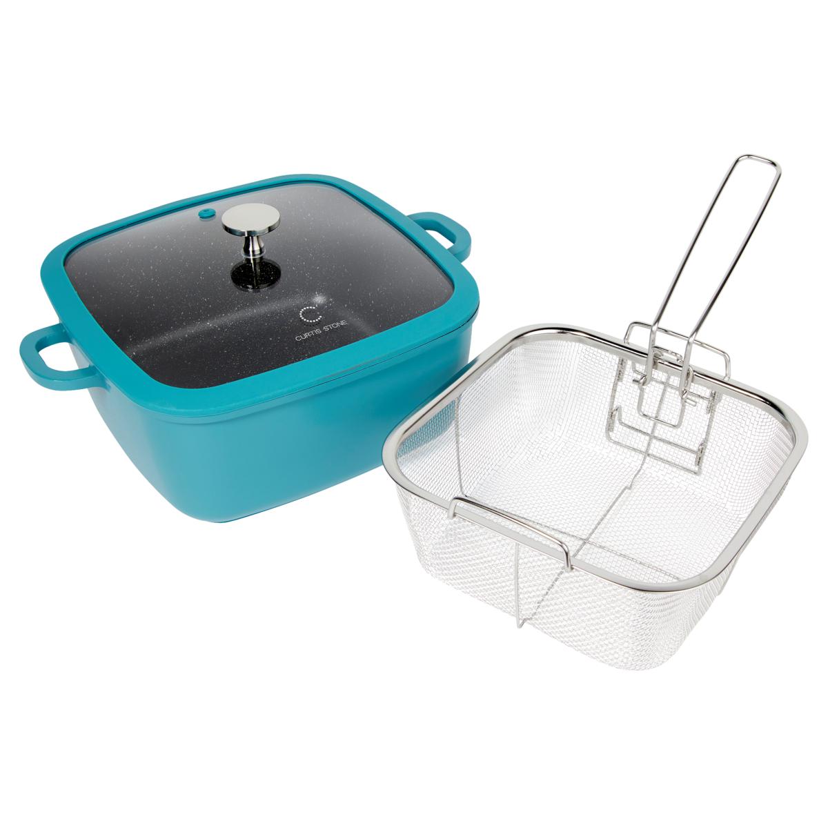 Curtis Stone 5.3-Quart Dura-Pan+ Square Chef Sauté Pan - 22235531 | HSN