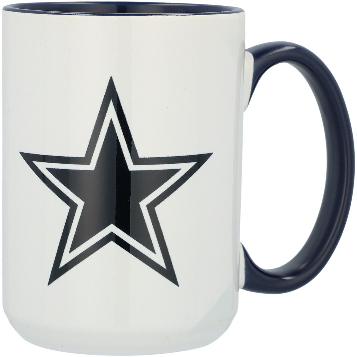 Dallas Cowboys Coffee Mug 15 oz NFL Licensed NEW