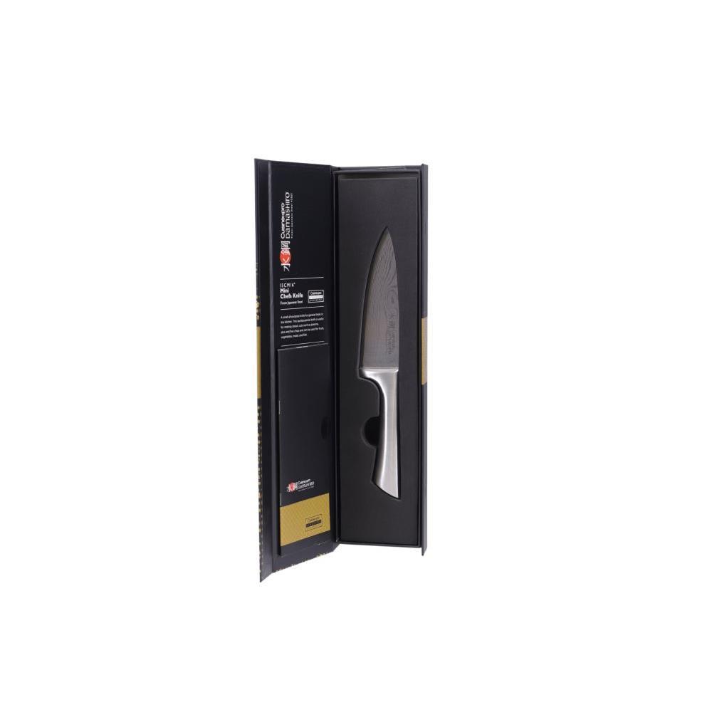 Wolfgang Puck Set Of 3 Santoku & Scalloped Knives 5, 7, 6 Inch Stainless  Blades