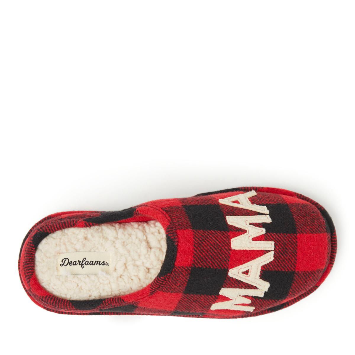 dearfoam buffalo plaid slippers