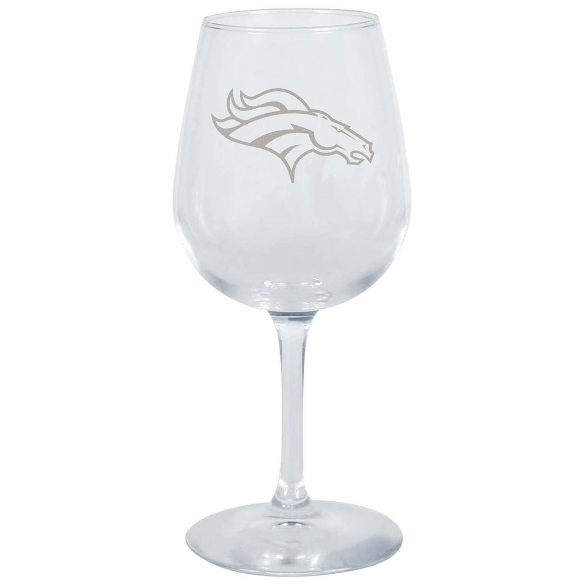 The Memory Company Denver Broncos 12.75oz. Stemmed Wine Glass