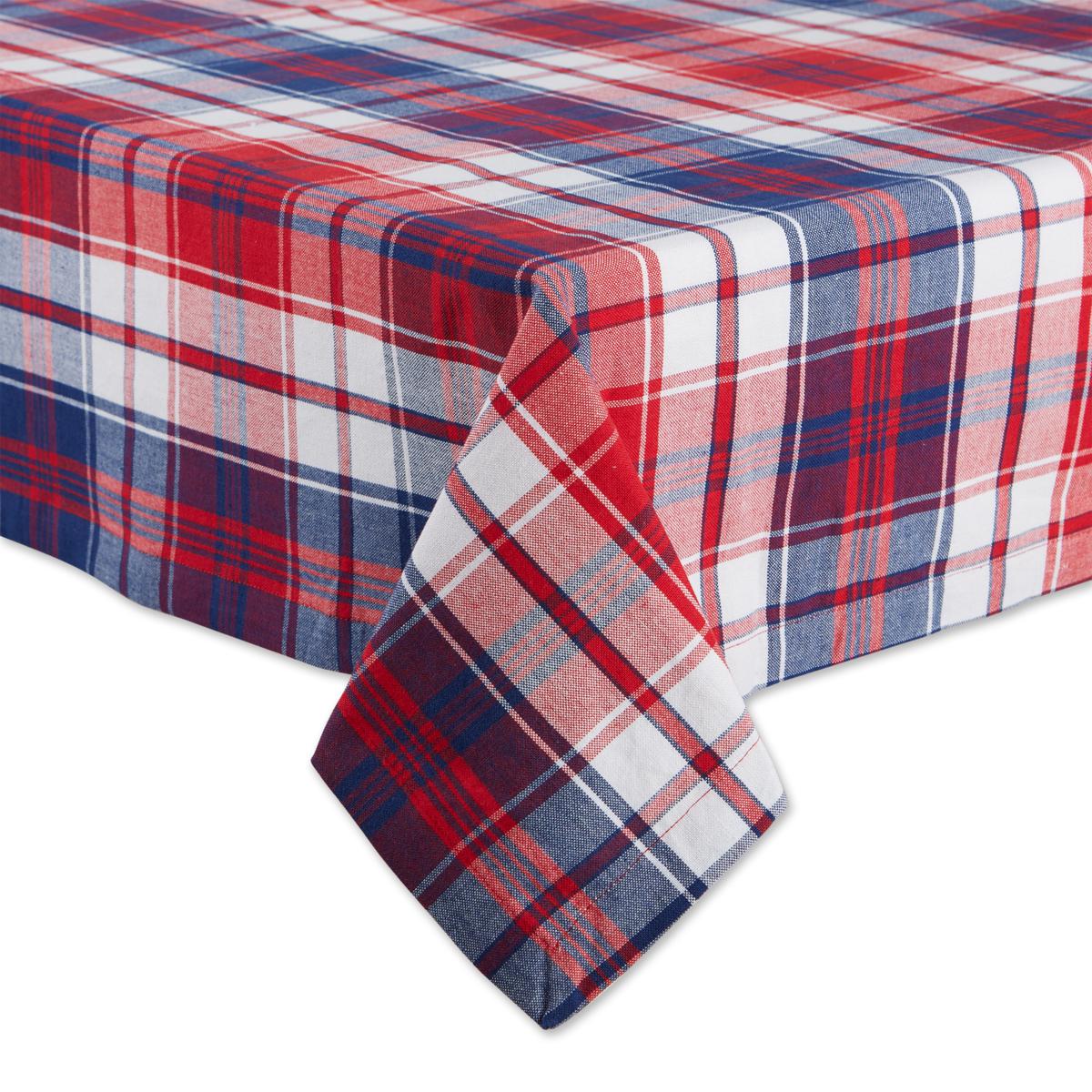 Design Imports Americana 60" x 84" Plaid Tablecloth 20630931 HSN