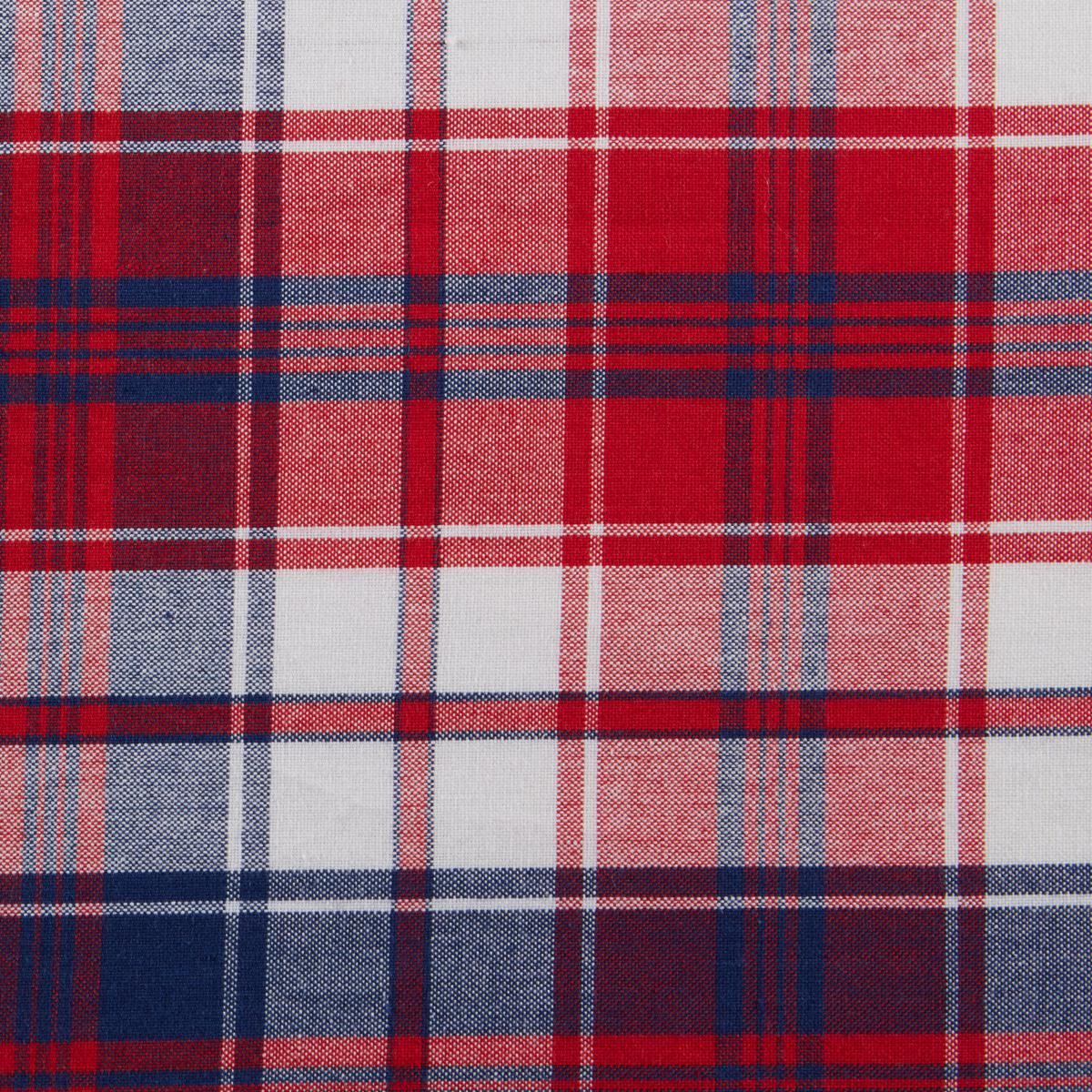 60 Gingham Fabric Red - 1