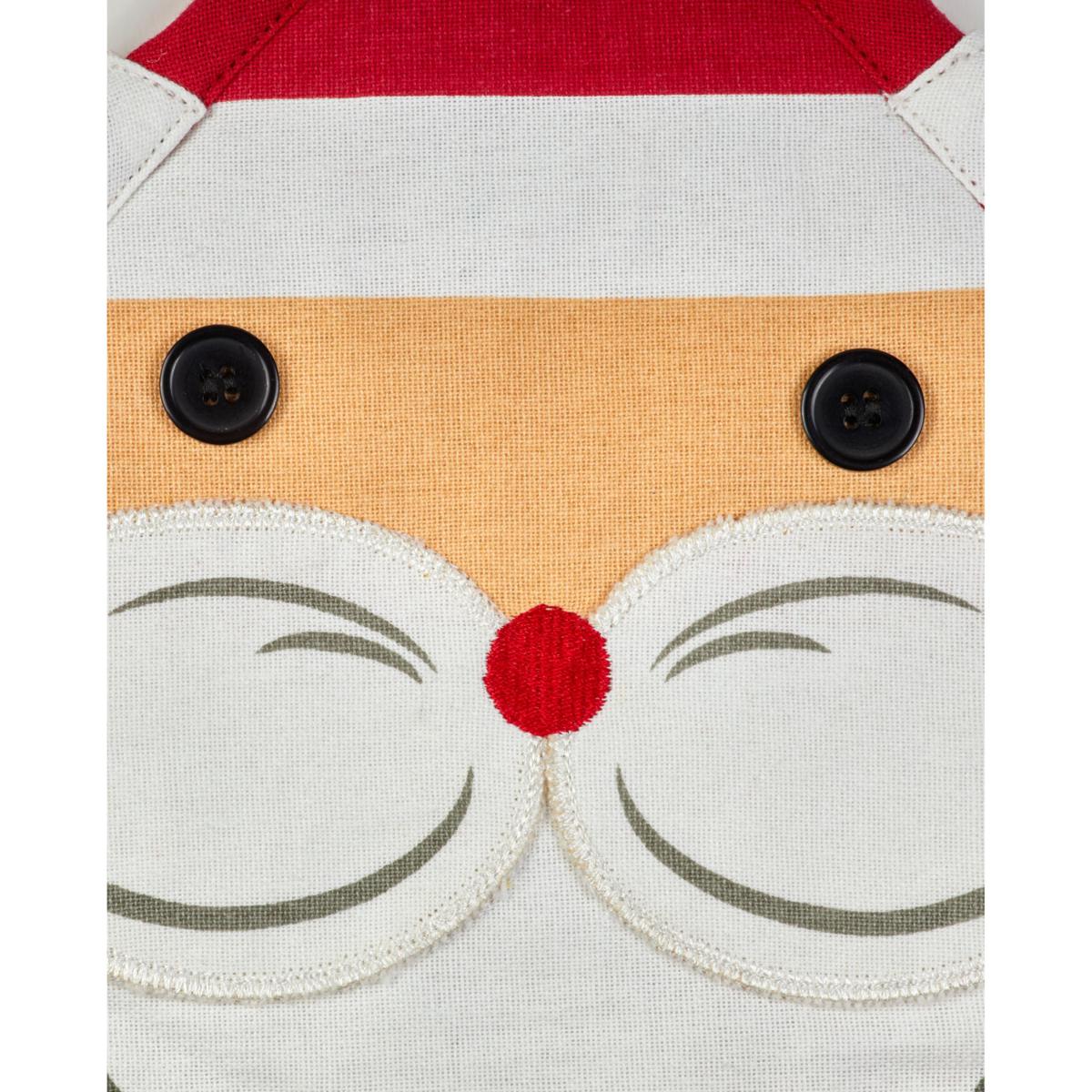 Design Imports Jolly Santa Potholder and Towel Gift Set 3-pack