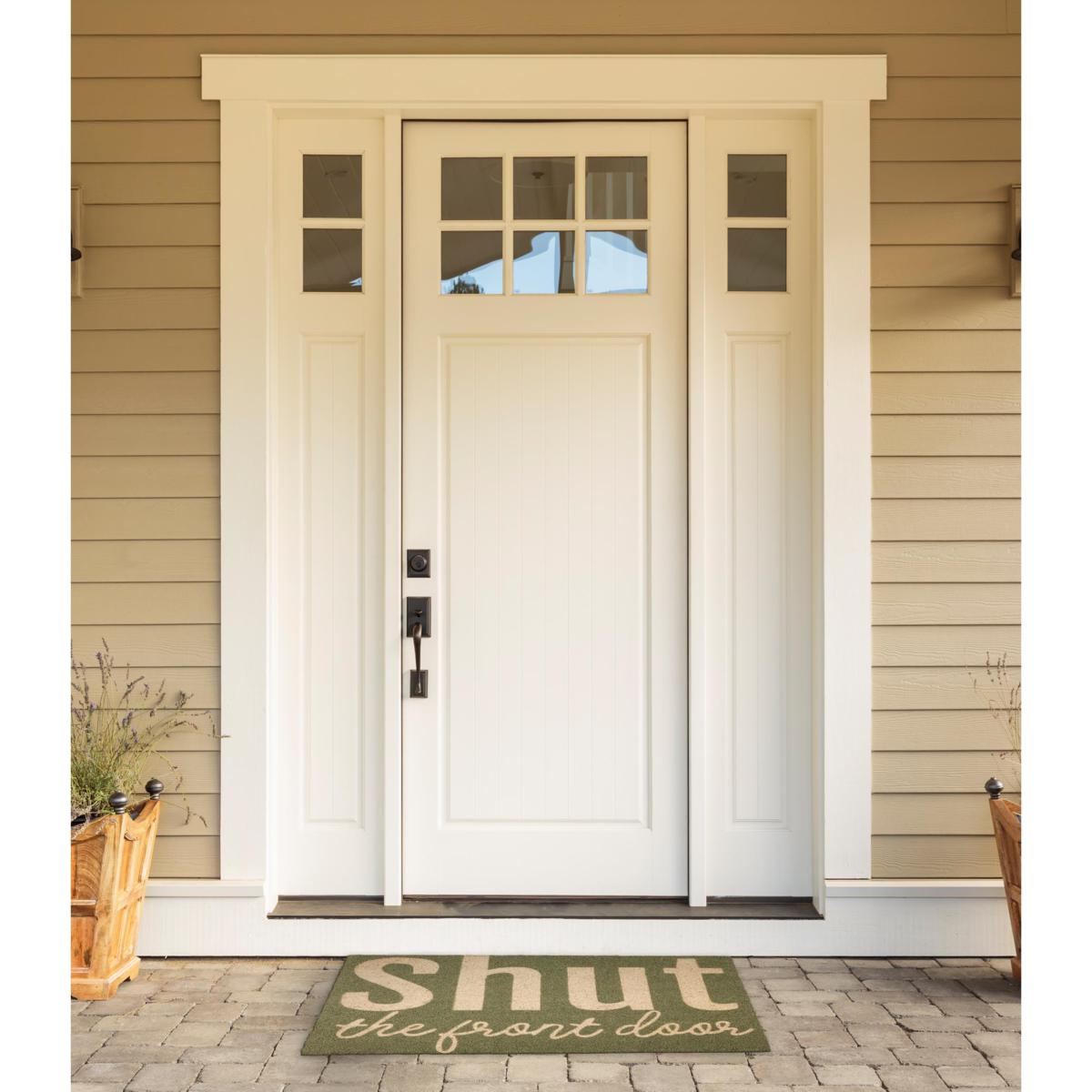 Design Imports Shut The Front Door Doormat - 20261942