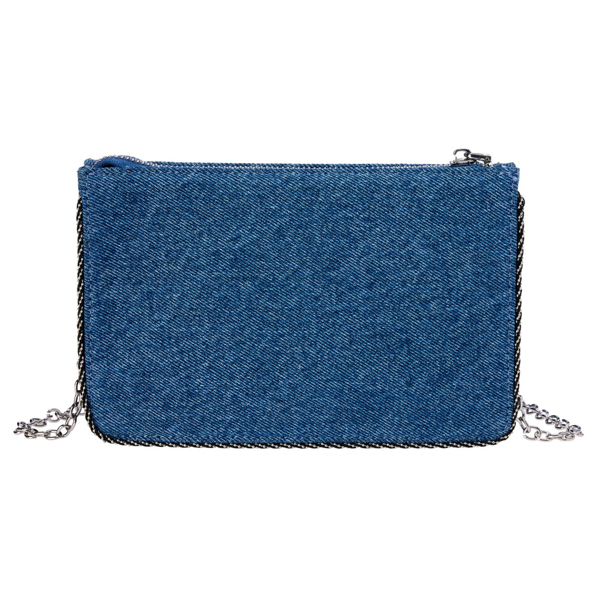 DG2 by Diane Gilman 30th Anniversary Denim Clutch w/Detachable