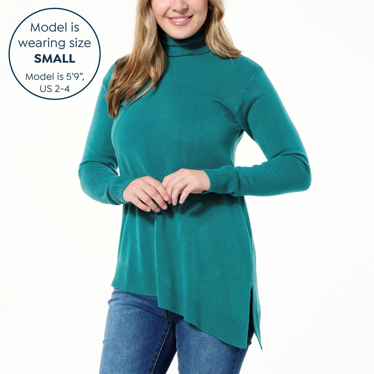 On Your Watch Red Turtleneck Tunic Sweater – Shop the Mint