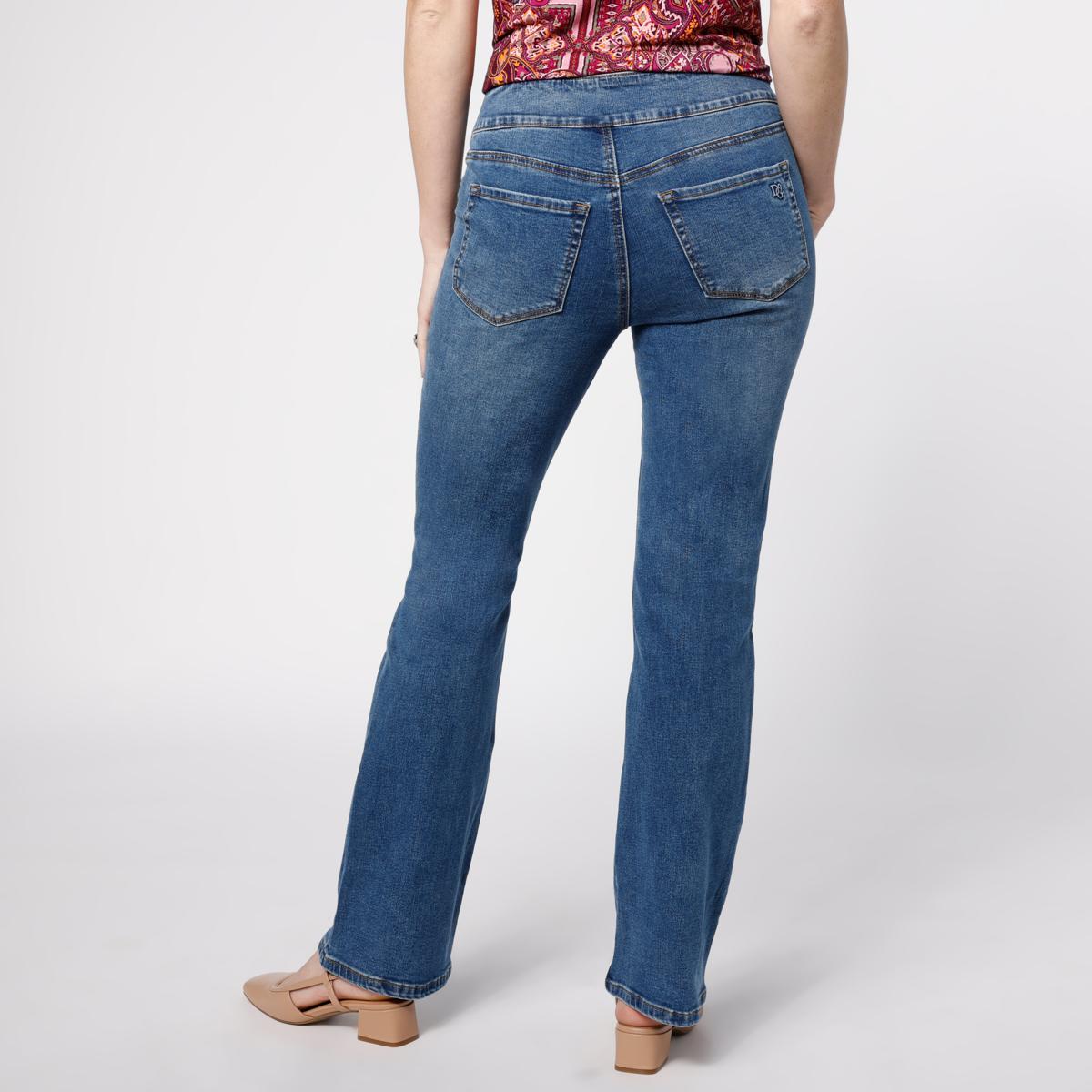 DG2 by Diane Gilman New Classic Stretch Denim Bootcut Sailor Jean - 23560315 | HSN
