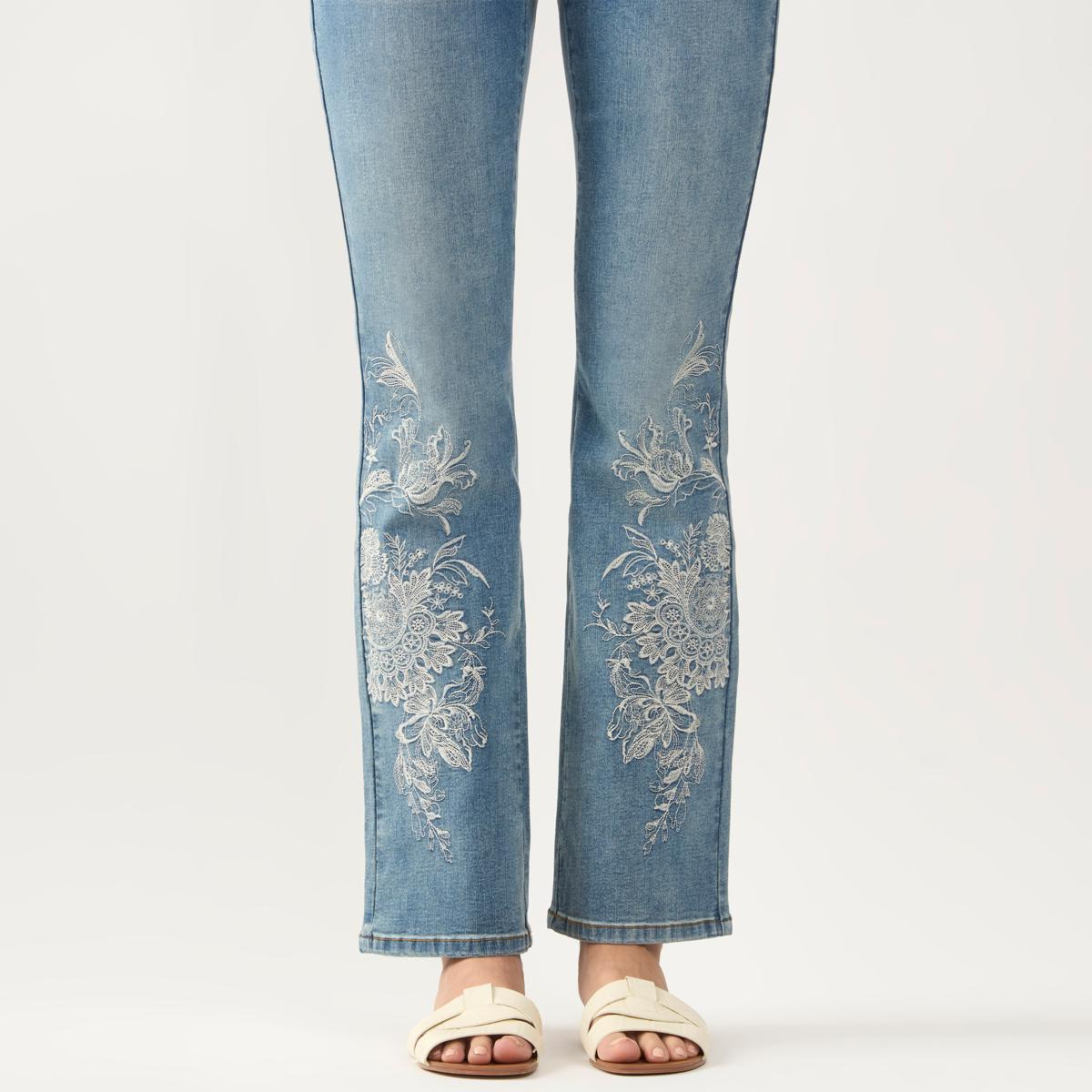 ダッフィー 11 DG2 by Diane Gilman New Classic Stretch Denim Embroidered