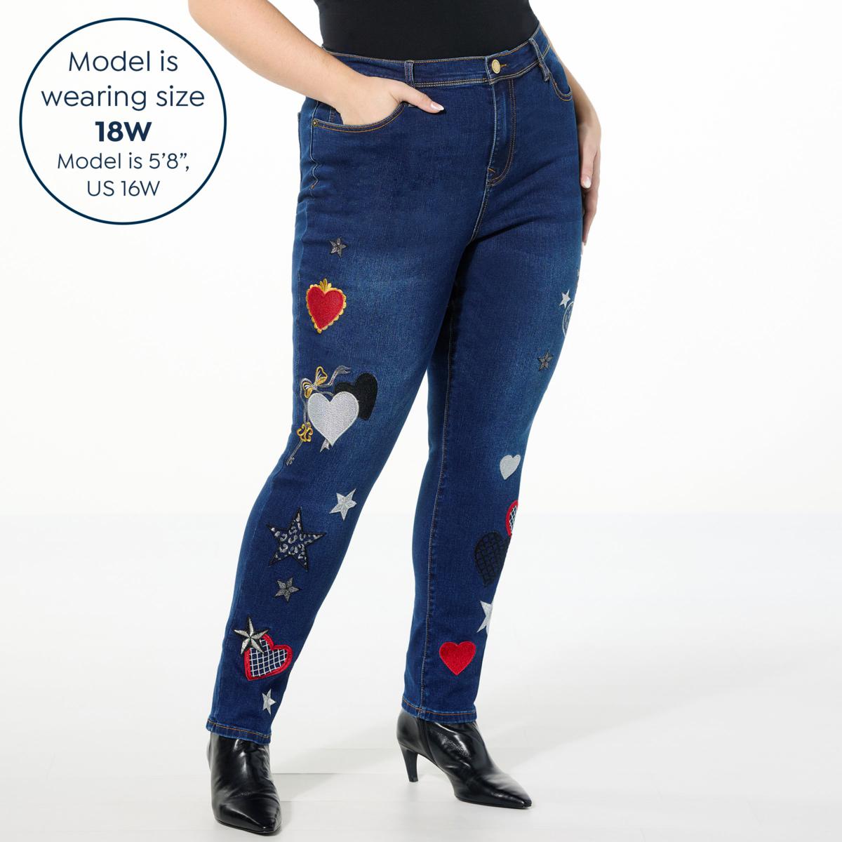 DG2 by Diane Gilman New Classic Stretch Legacy Heart Skinny Jean | HSN