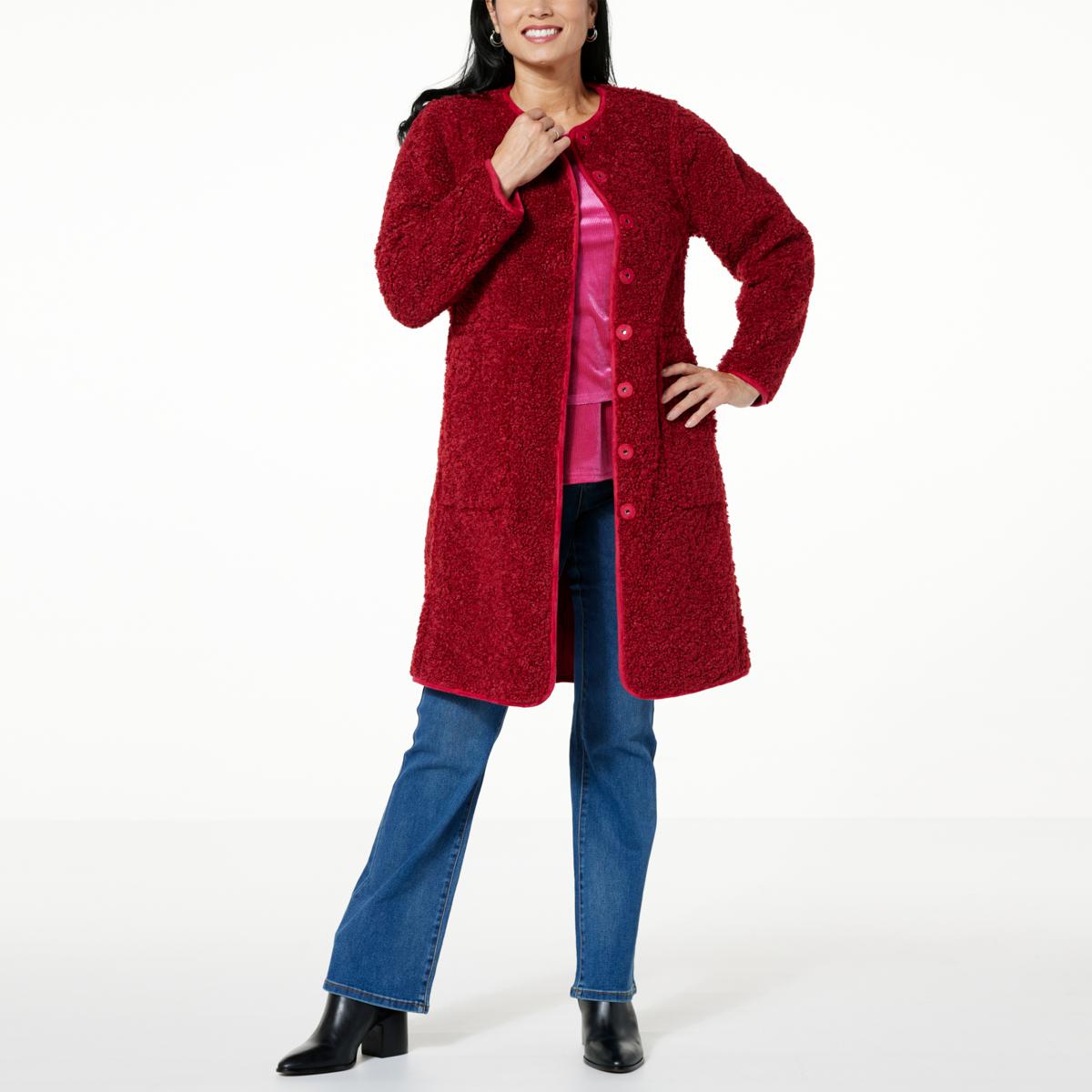 DG2 by Diane Gilman Reversible Car Coat - 21482375 | HSN