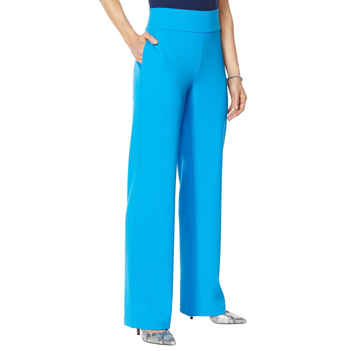 DG2 by Diane Gilman Wrinkle-Resistant Stretch Crepe Pull-On Trouser