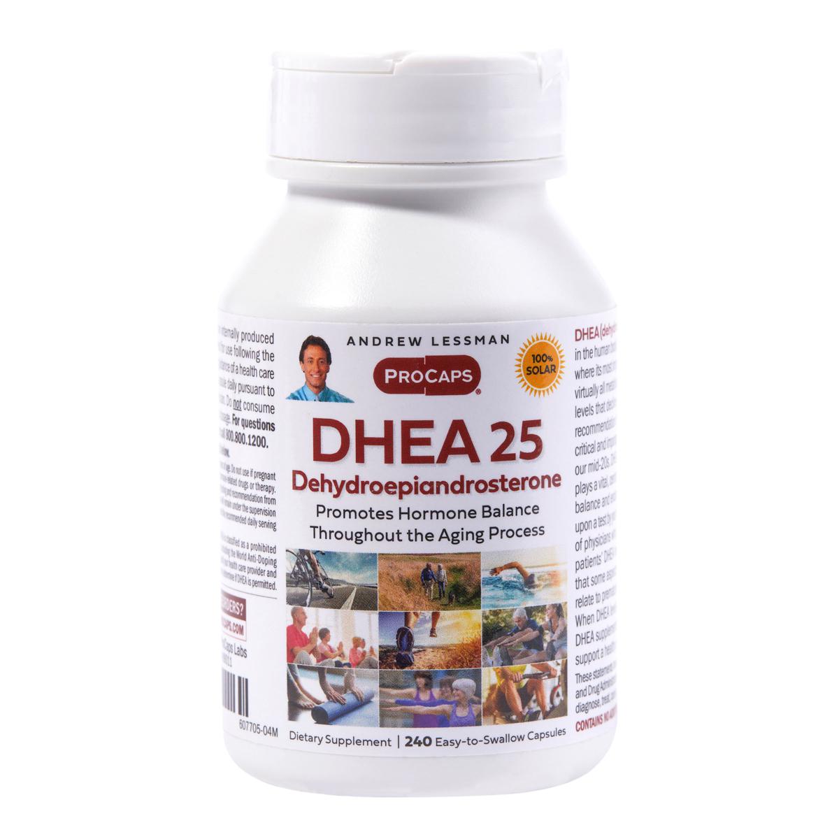 DHEA 25 Dehydroepiandrosterone - 240 Capsules