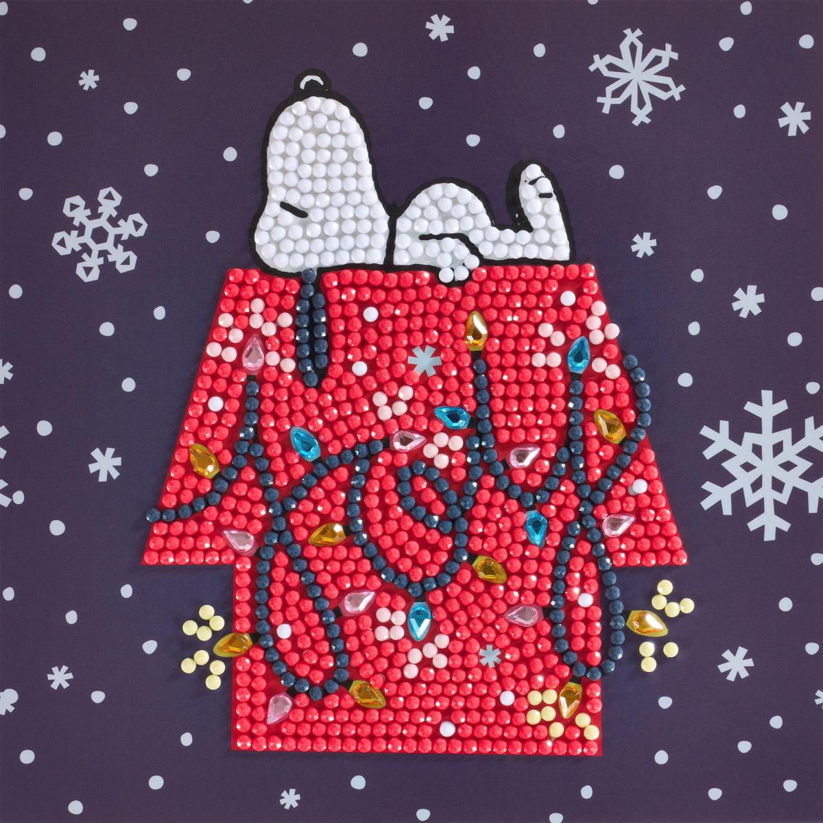 Diamond Art Club Peanuts Snoopy Christmas 3-Card Christmas