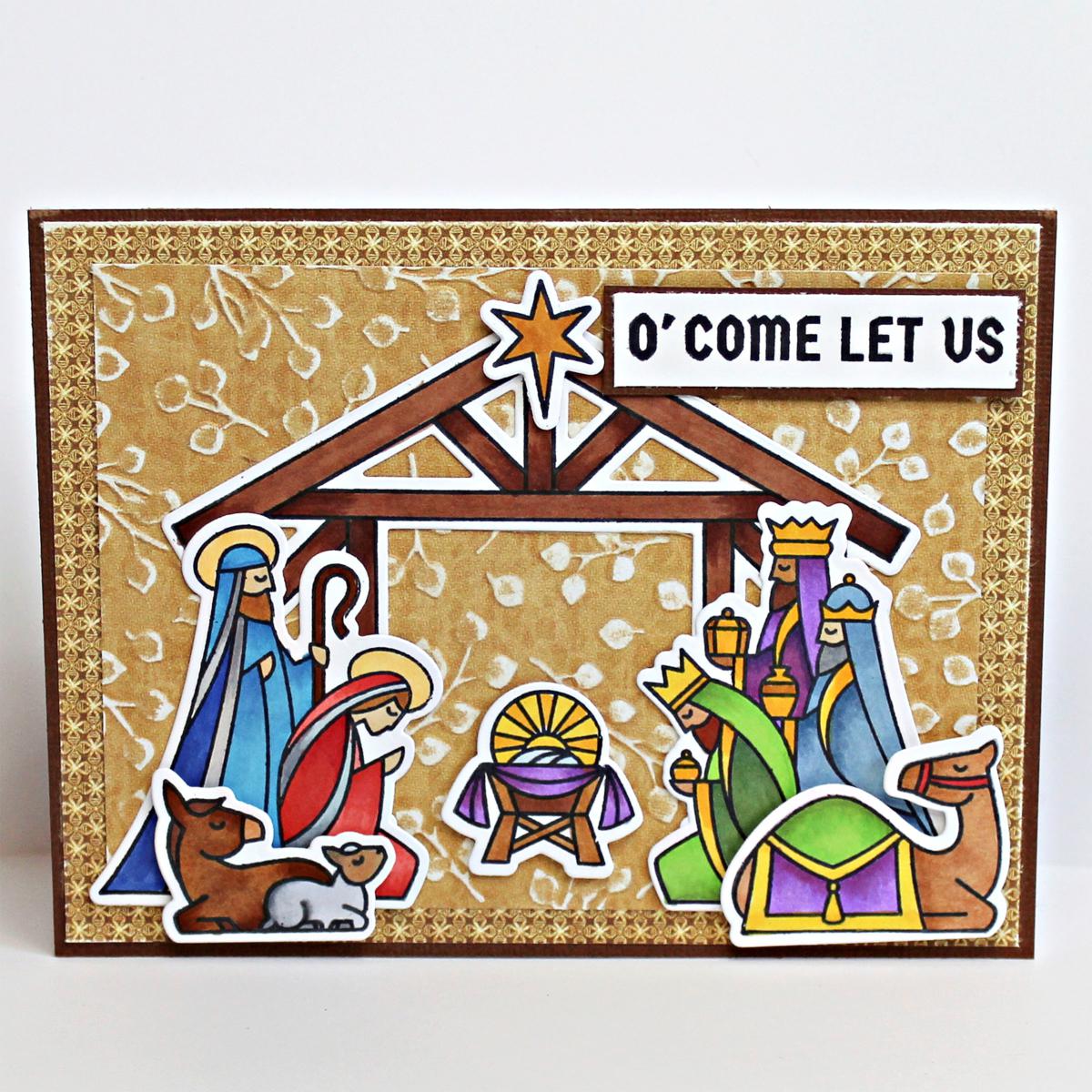 Nativity Dies Scrapbooking  Christmas Nativity Stamps Dies - 2023