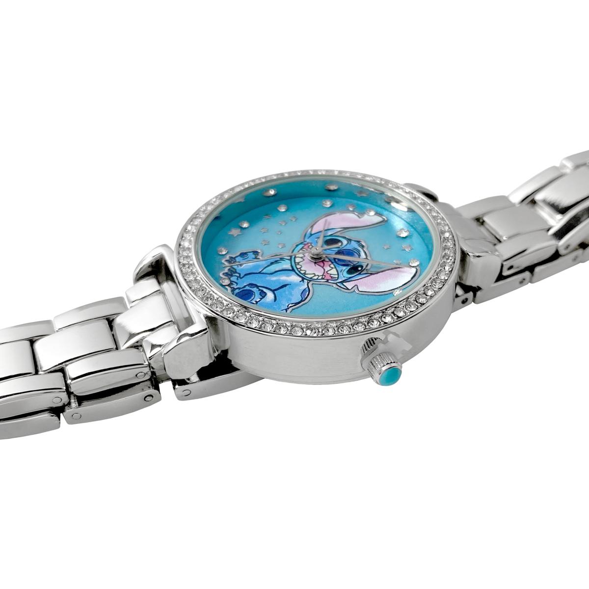 Vintage Disney‎ Crystal Rhinestone Stainless Steel Watch Disney Mickey Mouse Crystal Pearl Dial/Bezel Quartz Disney  main image 2