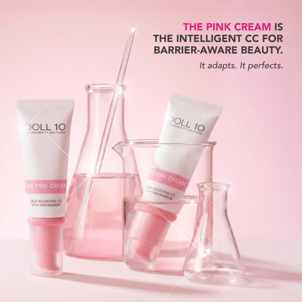 Doll 10 The Pink Cream Self Adjusting CC with Niacinamide | HSN