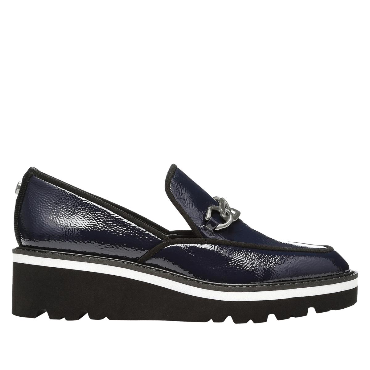 donald pliner wedge loafer