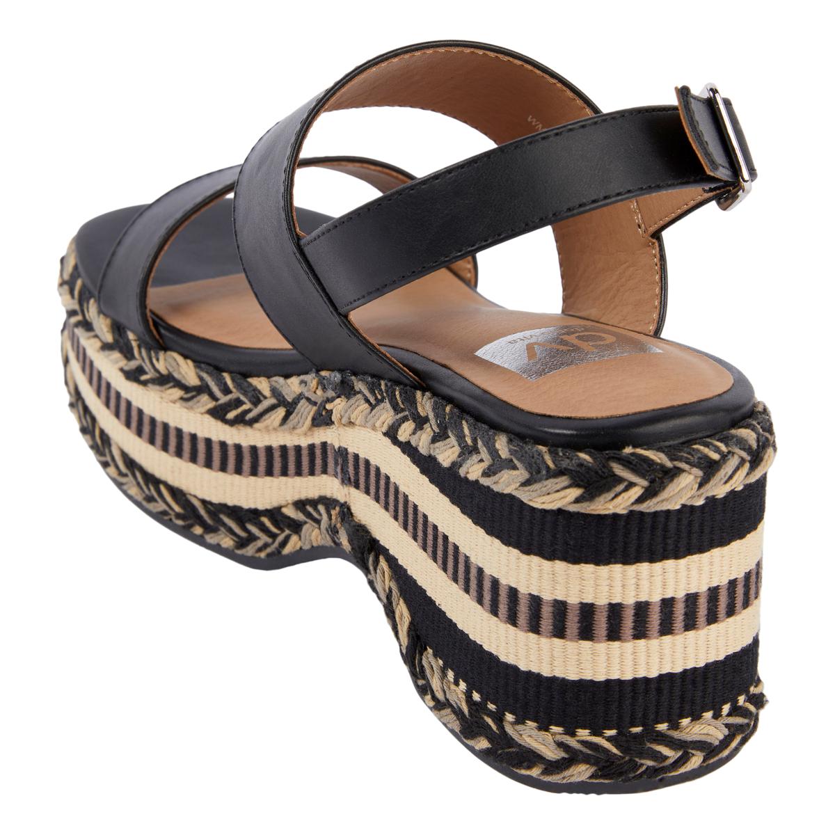 dv Dolce Vita Semora Raffia Wedge Sandal 22457930 HSN