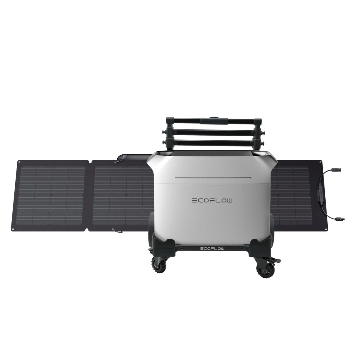 EcoFlow DELTA 3 Plus 1024Wh with 110W Solar Panel & Trolley | HSN