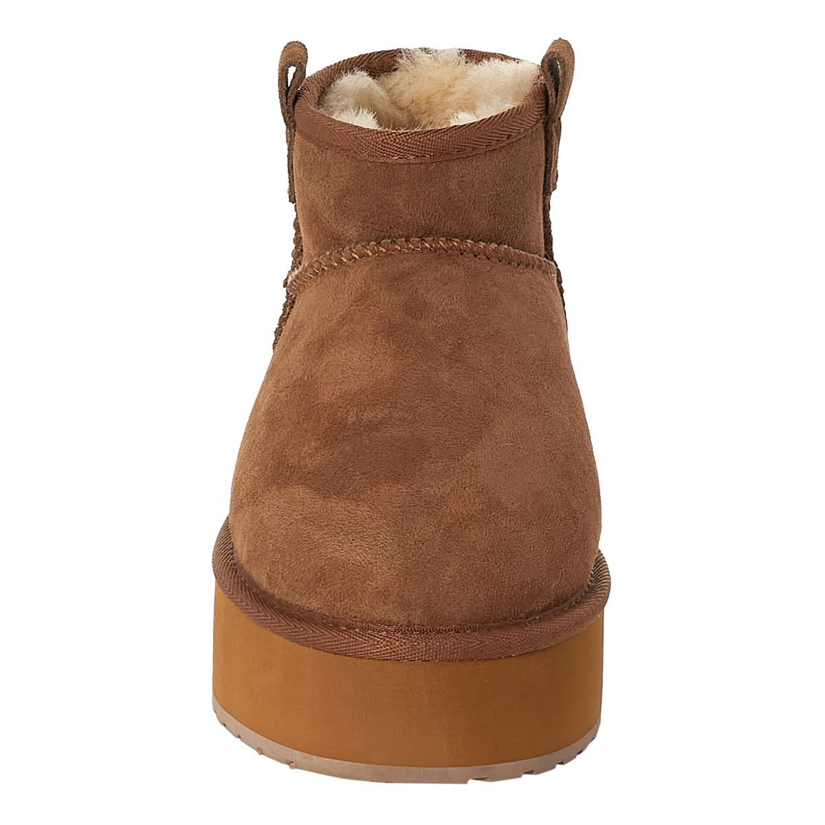 EMU Australia Foy Flatform Micro Waterproof Suede Sheepskin Boot