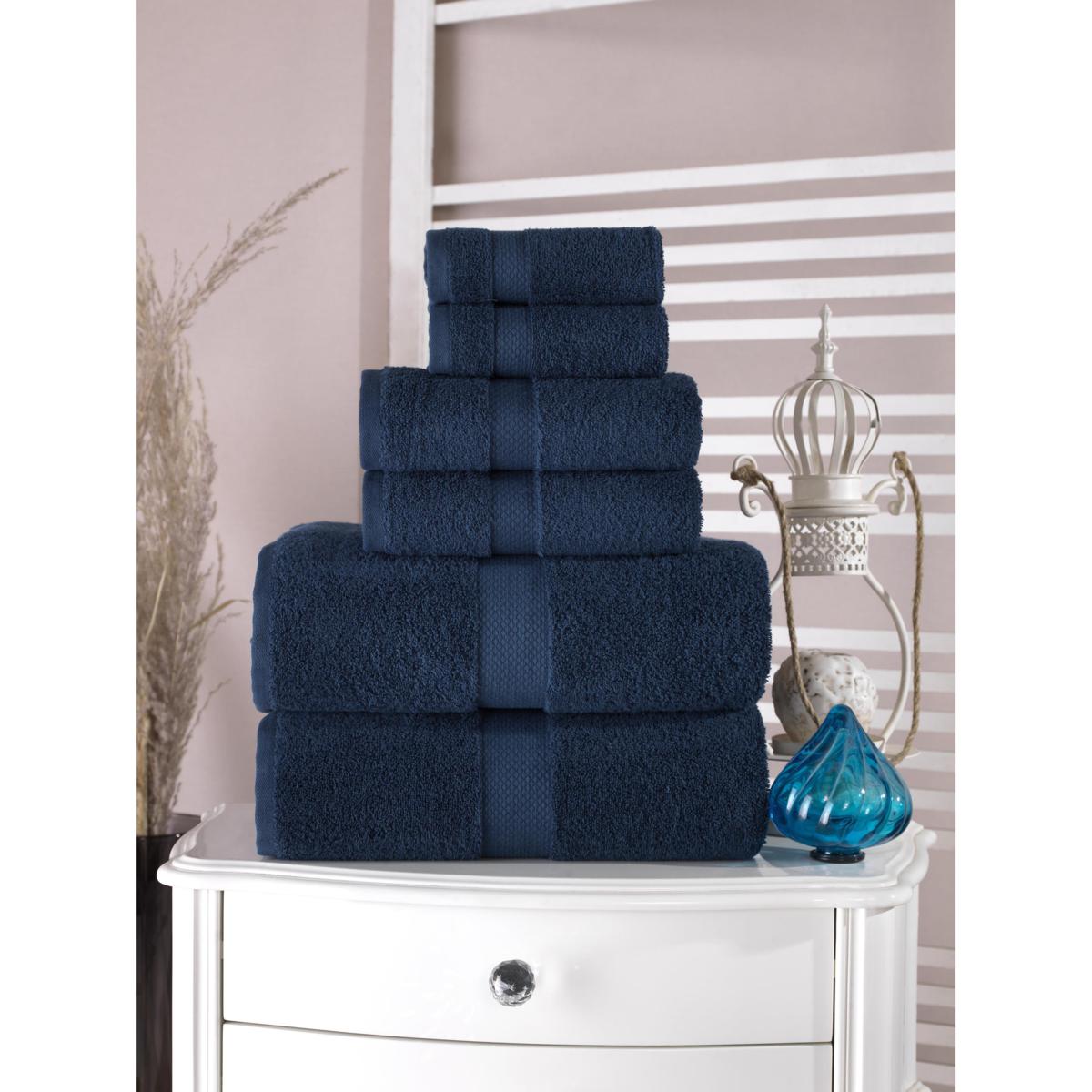 Madison Park Turkish 6 Piece Bath Towel Set, Cotton