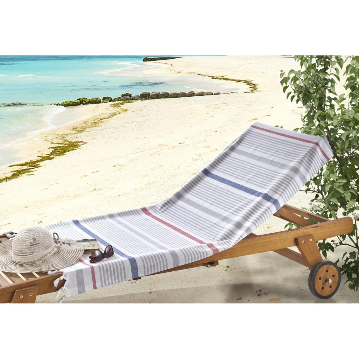 Hamptons Turkish Cotton Peshtemal Beach Towels