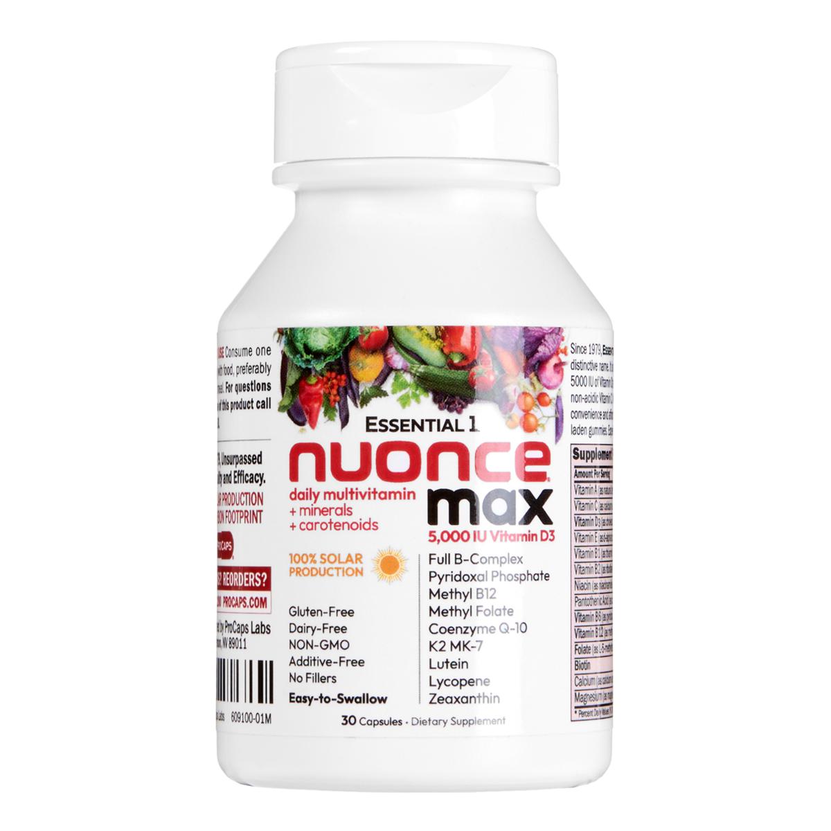 Essential-1 NUONCE MAX with Vitamin D3-5000 - 30 Capsules