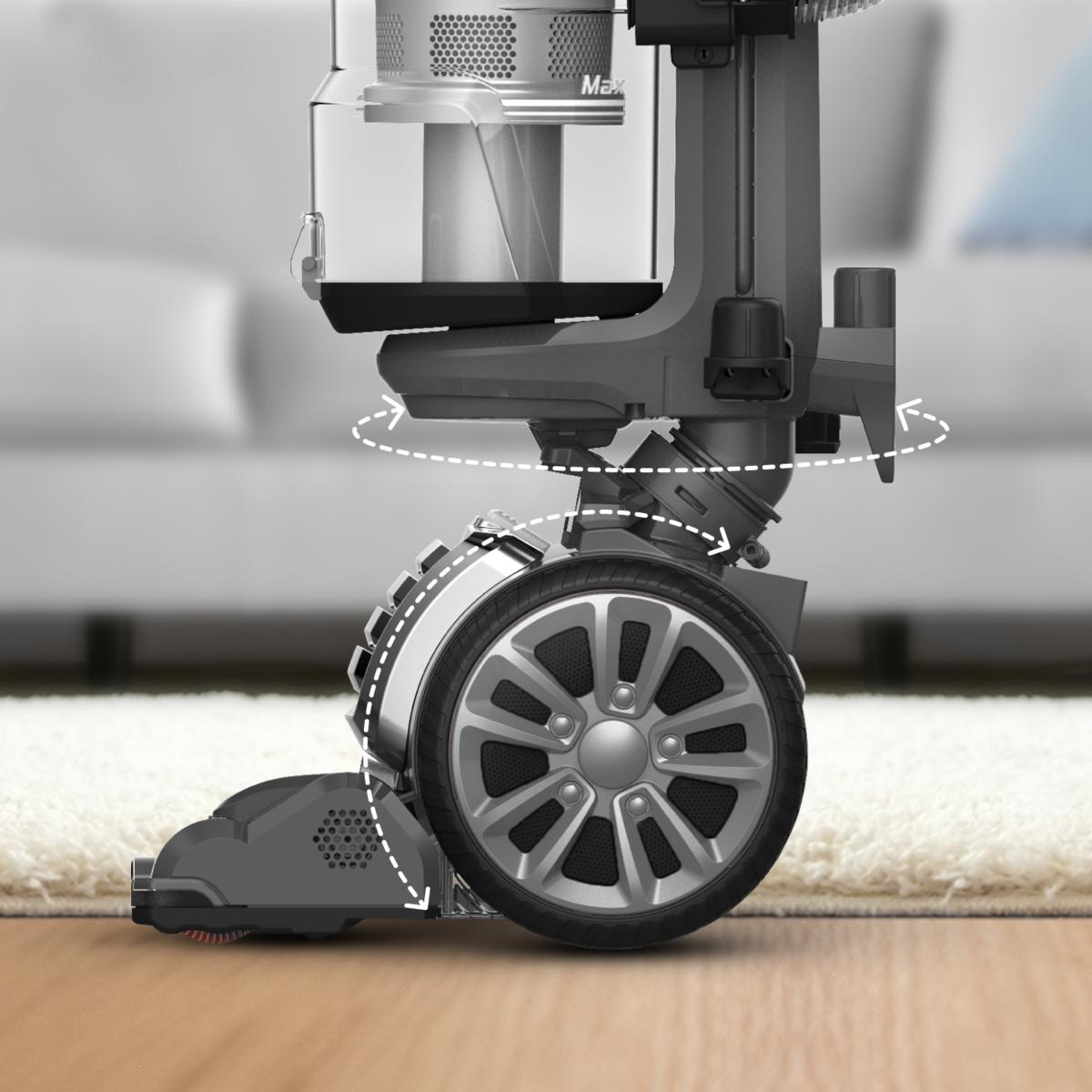 EUREKA FloorRover Elite NEU630 - Aspiradora vertical sin bolsa, dirección  giratoria, potente y ligera, aspiradora vertical para el hogar, FloorRover