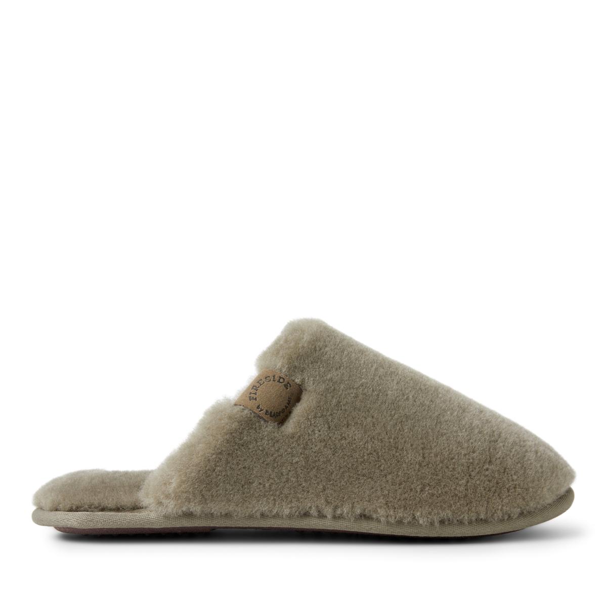 dearfoams genuine shearling clog slipper