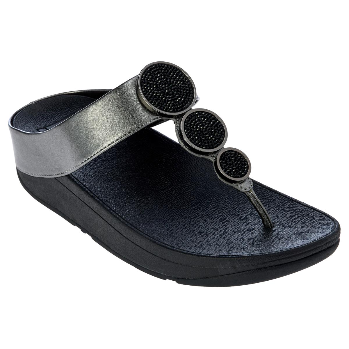 FitFlop Halo Bead Circle Toe-Post Sandal 21885950 HSN