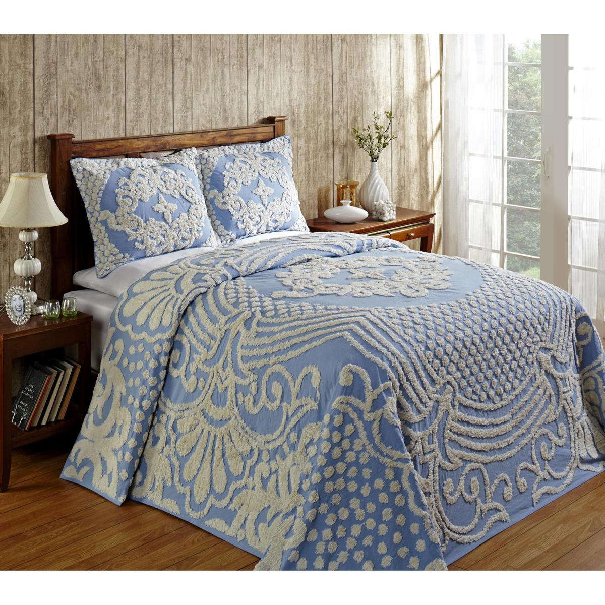 Florence 100% Cotton Tufted Chenille Bedspread - King - 9217170 | HSN