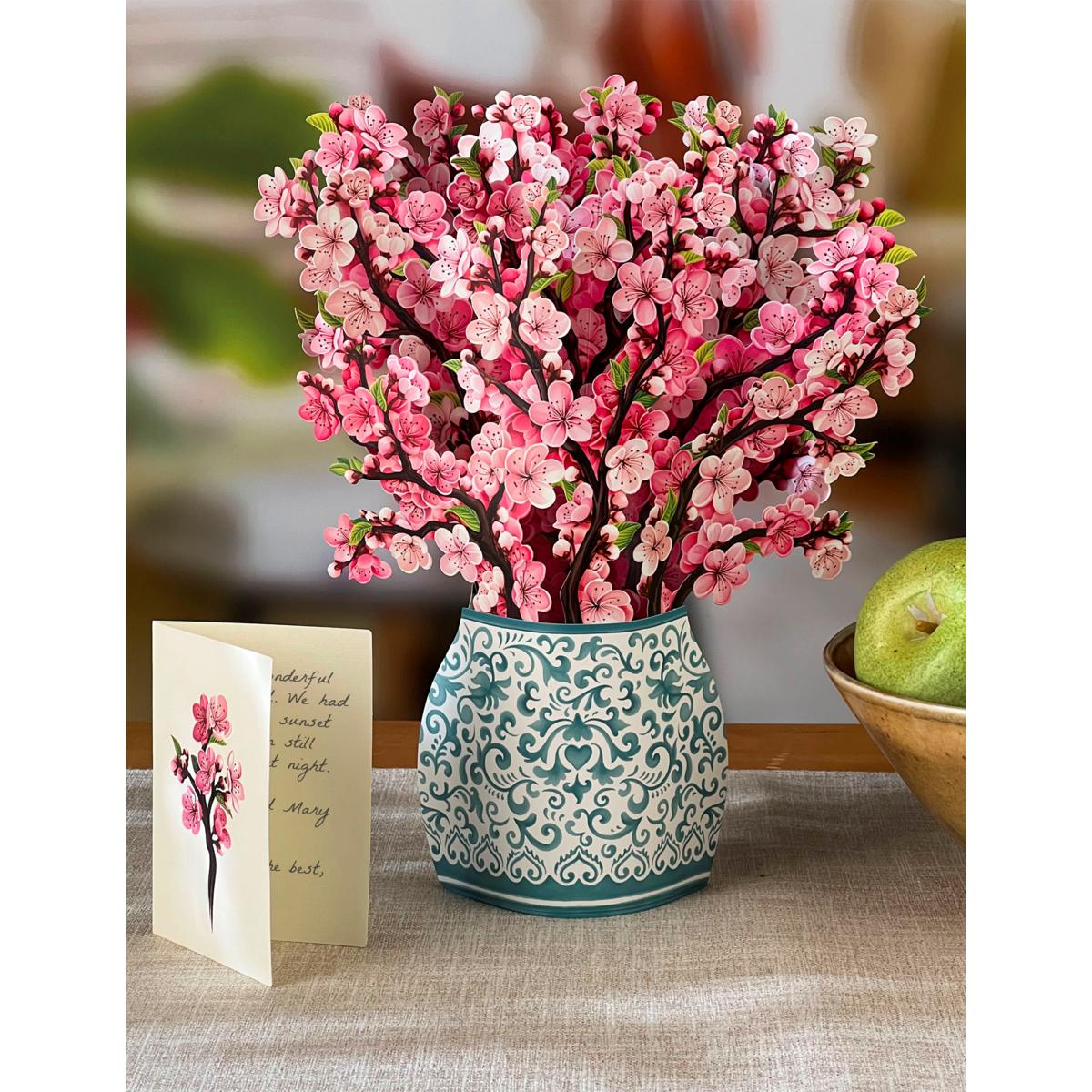 Freshcut Paper Set of 2 Pop-Up Cherry Blossom Greeting Cards