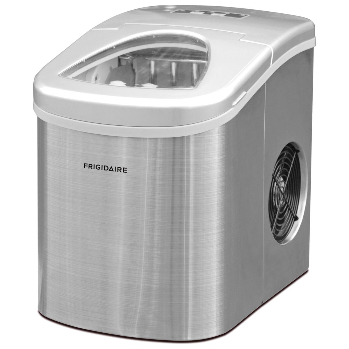 Frigidaire EFIC117-SS 26-Pound Stainless Steel Countertop Ice Maker ...