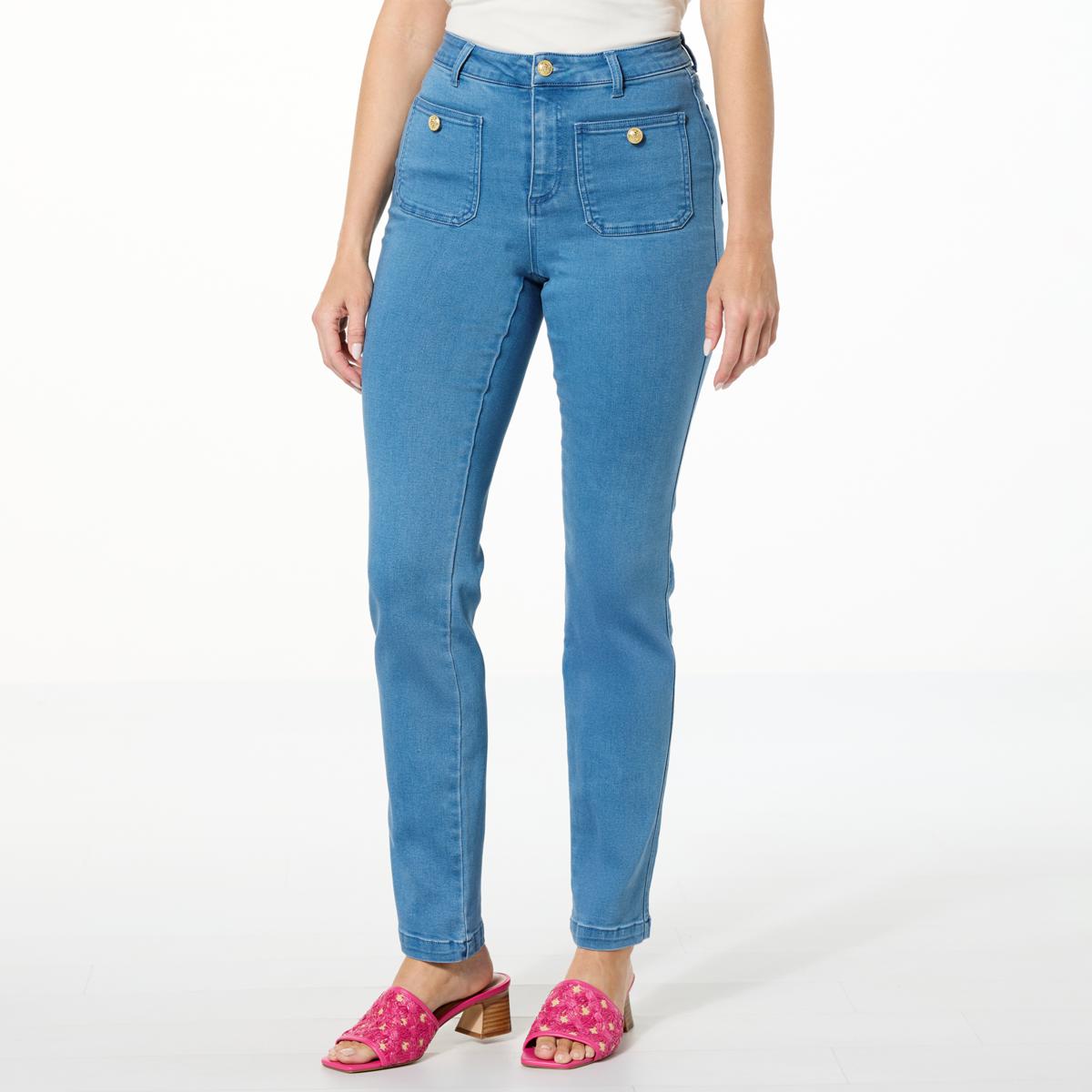 G by Giuliana G-Soft Denim Straight Leg Jean 23431235 HSN