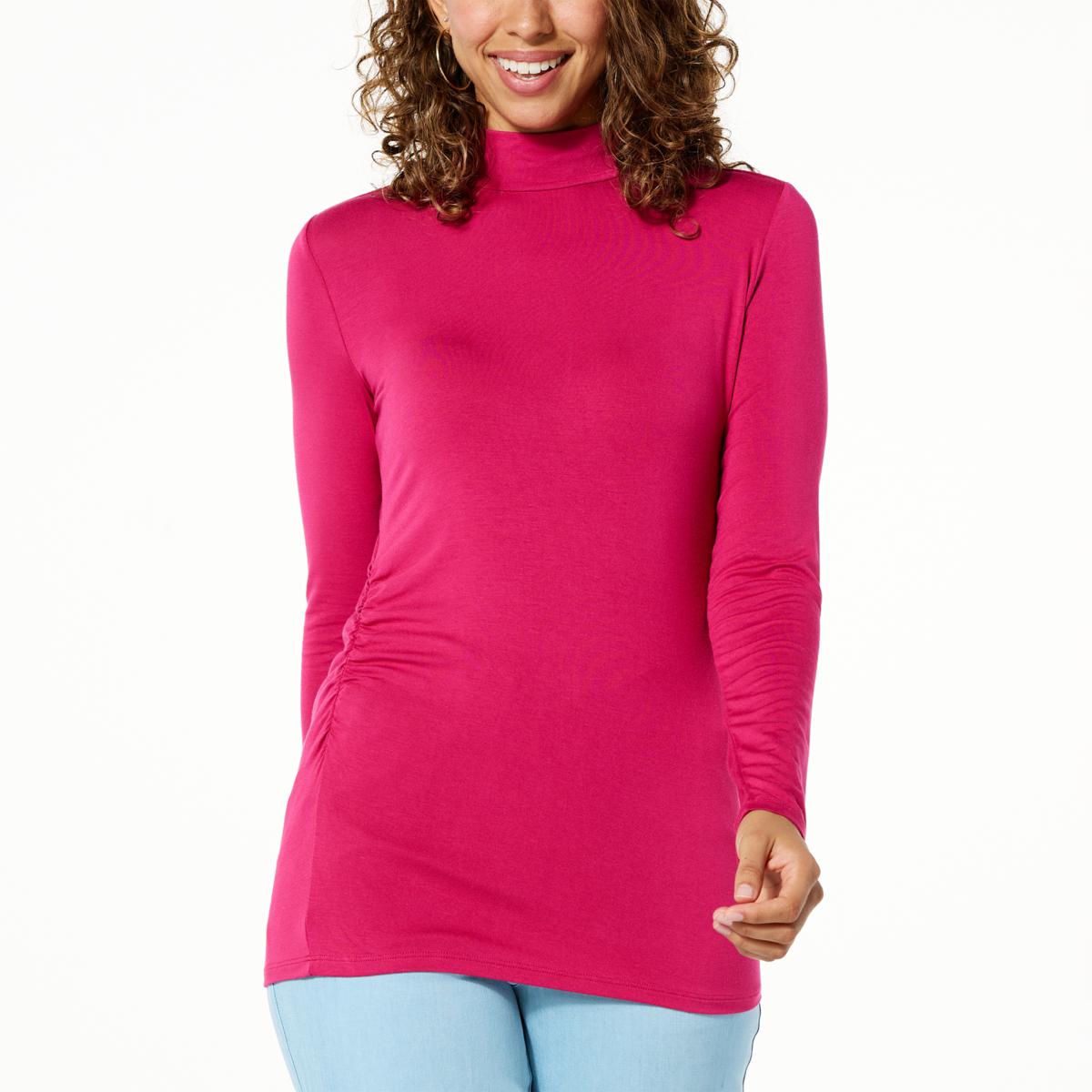 G by Giuliana Mini Mock Neck Long-Sleeve Tunic - 20839831 | HSN