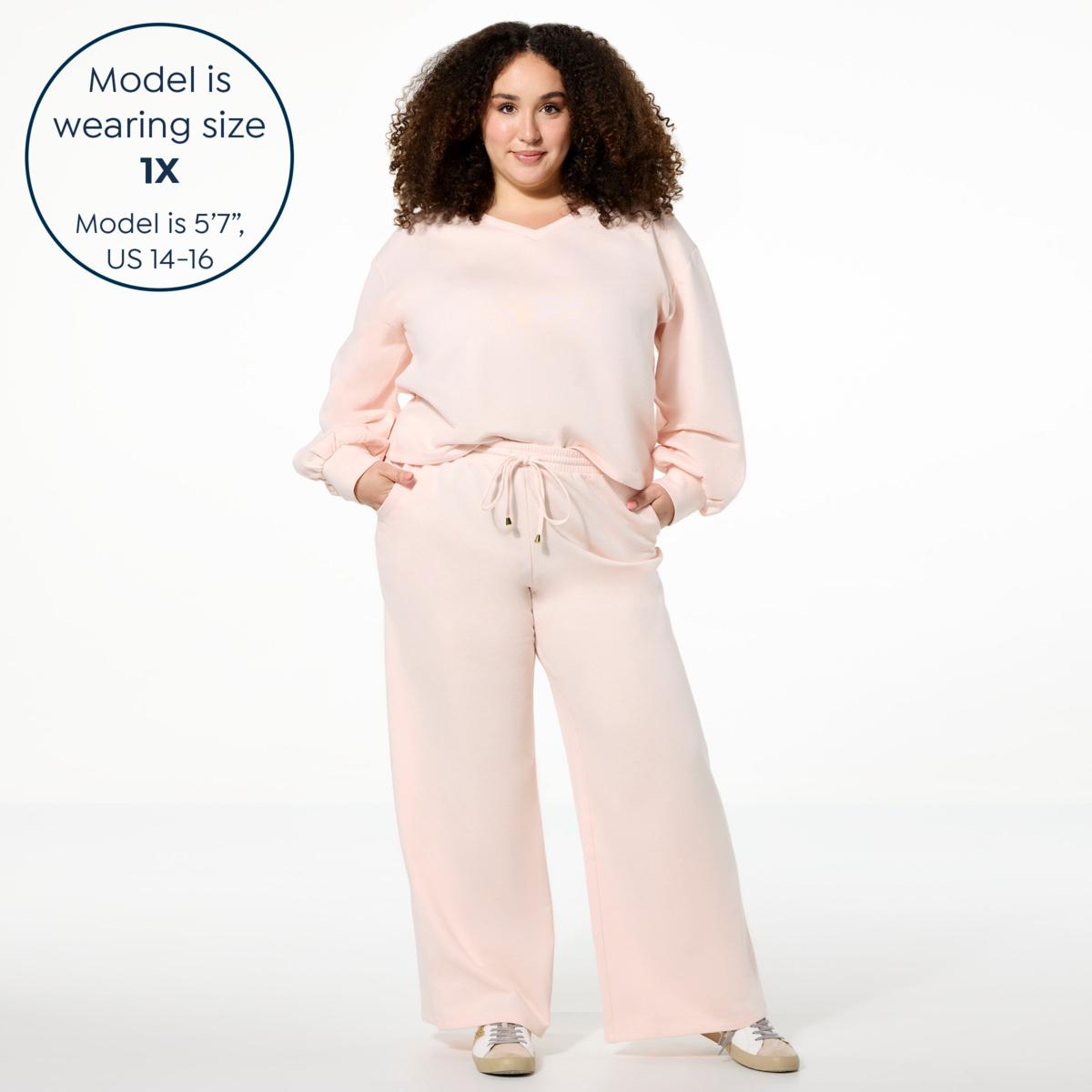 G By Giuliana So Soft French Terry 2-piece Top and Pant Set G By Giuliana So Soft French Terry 2-piece Top and Pant Set