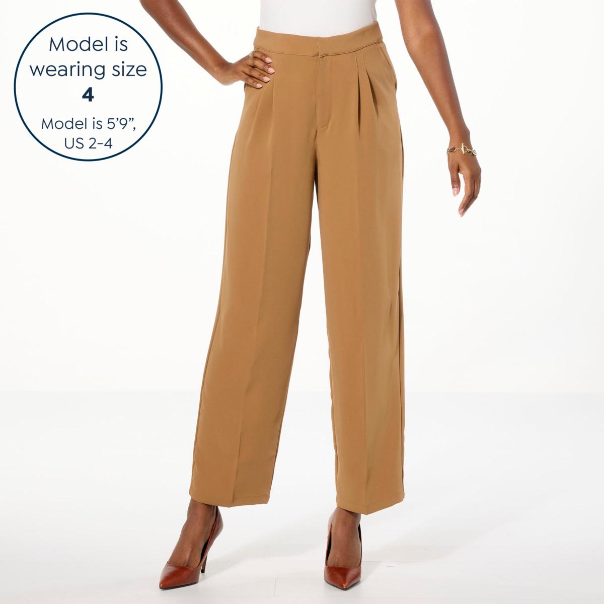 【PORTERNA】Foun Beron Trouser G by Giuliana Tapered Leg Trouser - 22785921 | HSN
