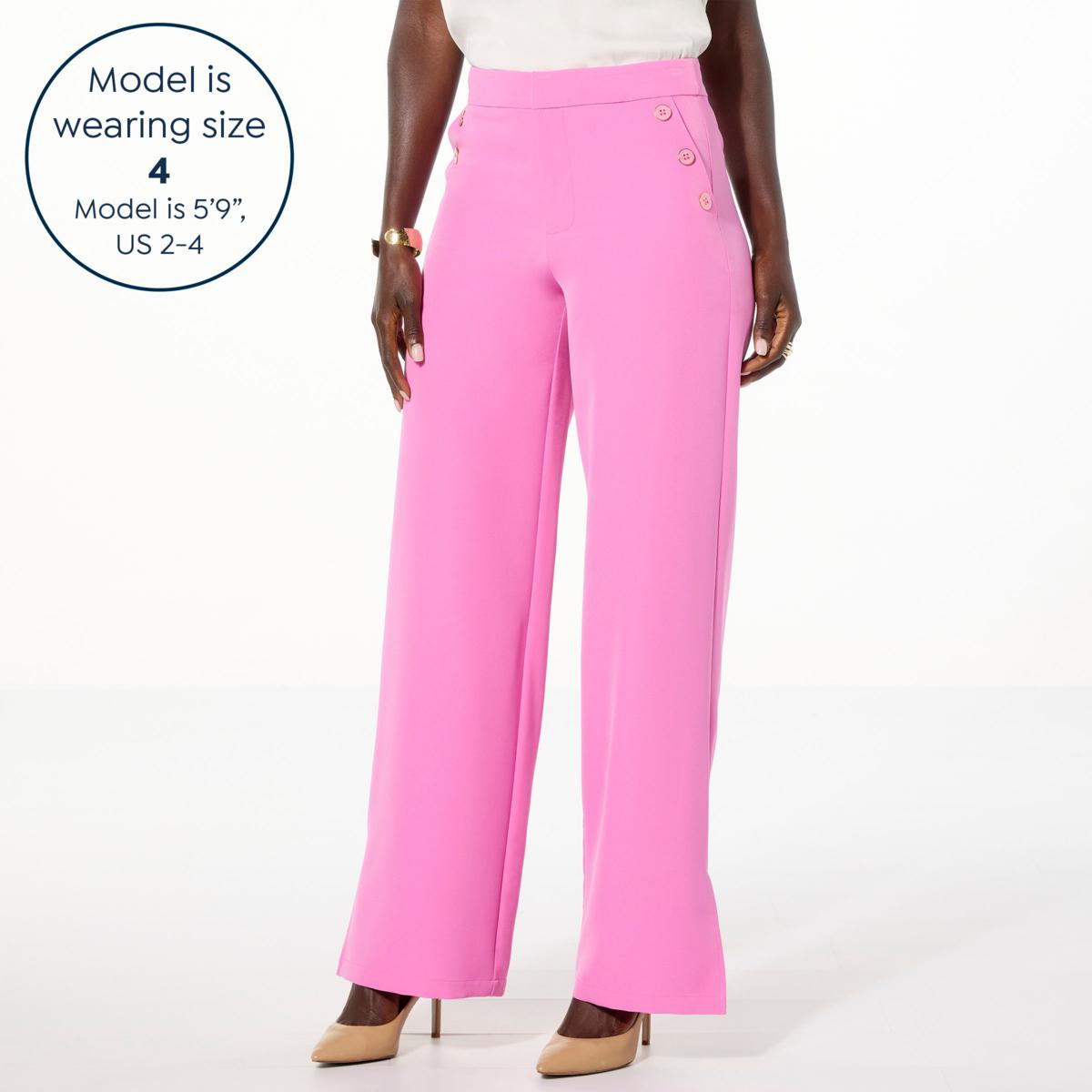 パンツ AMIRI Light pink viscose wide-leg pant (SS23WAW007 651) AMIRI Light pink viscose wide-leg pant (SS23WAW007 651