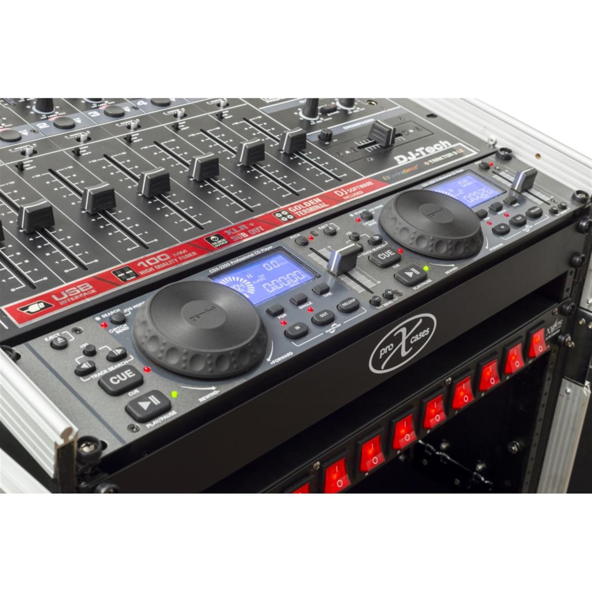 Gemini CDX-2250i Dual Rackmount DJ CD Media Player with USB | HSN