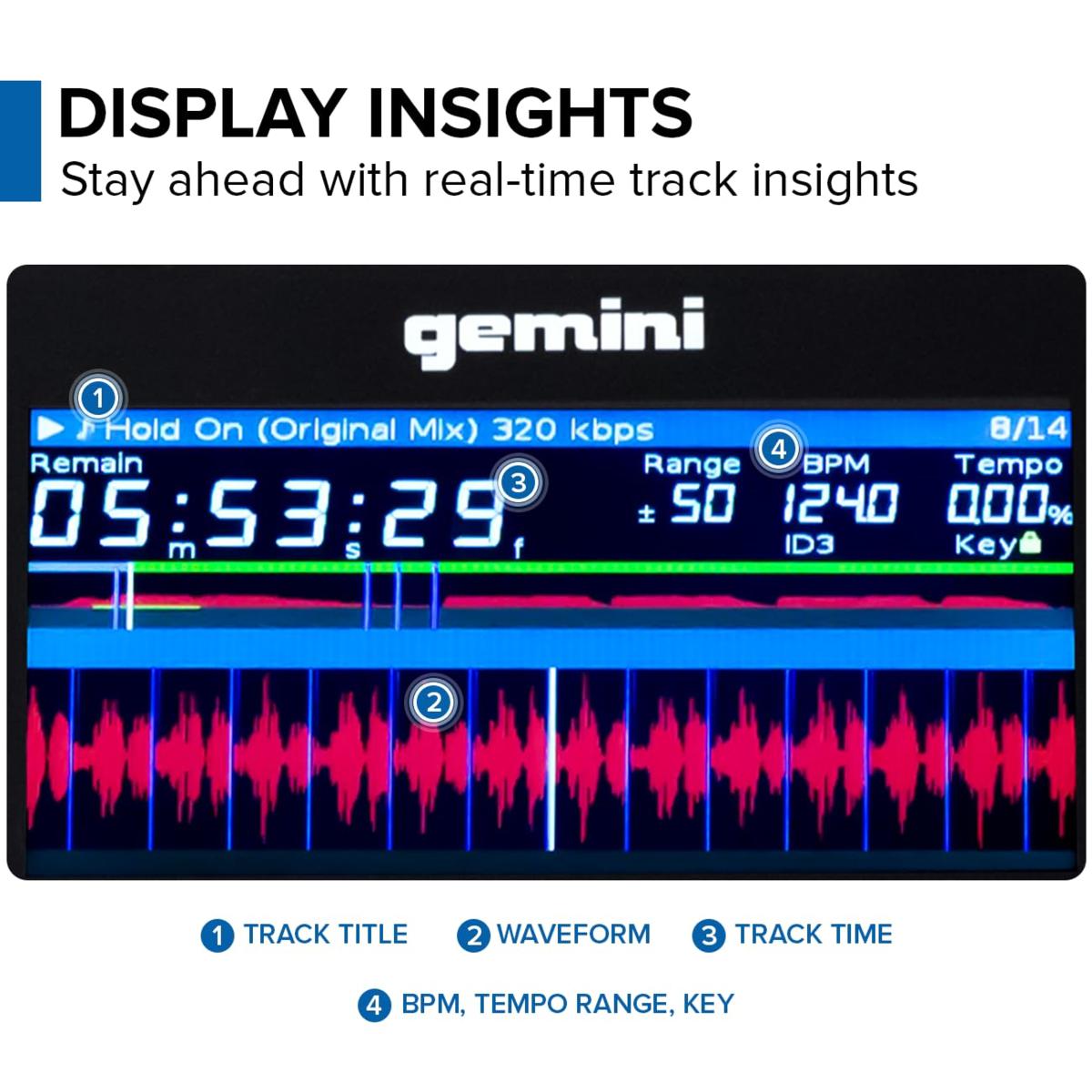 Gemini MDJ-600 Professional CD and USB Media Player | HSN
