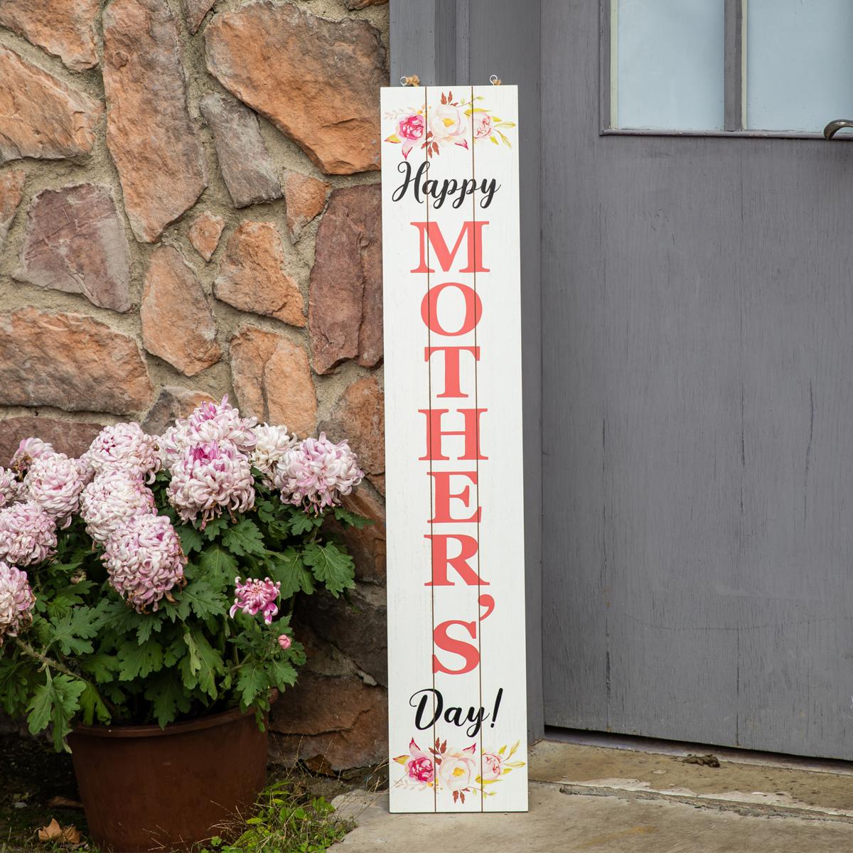 Glitzhome 42 Double Sided Wooden Porch Décor Mother's /Father's Day -  20523396