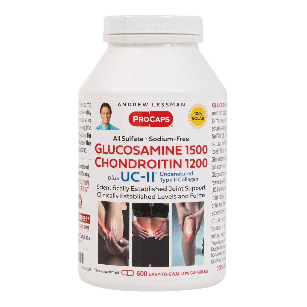 Glucosamine and Chondroitin with UCII 600 Capsules 20838684 HSN