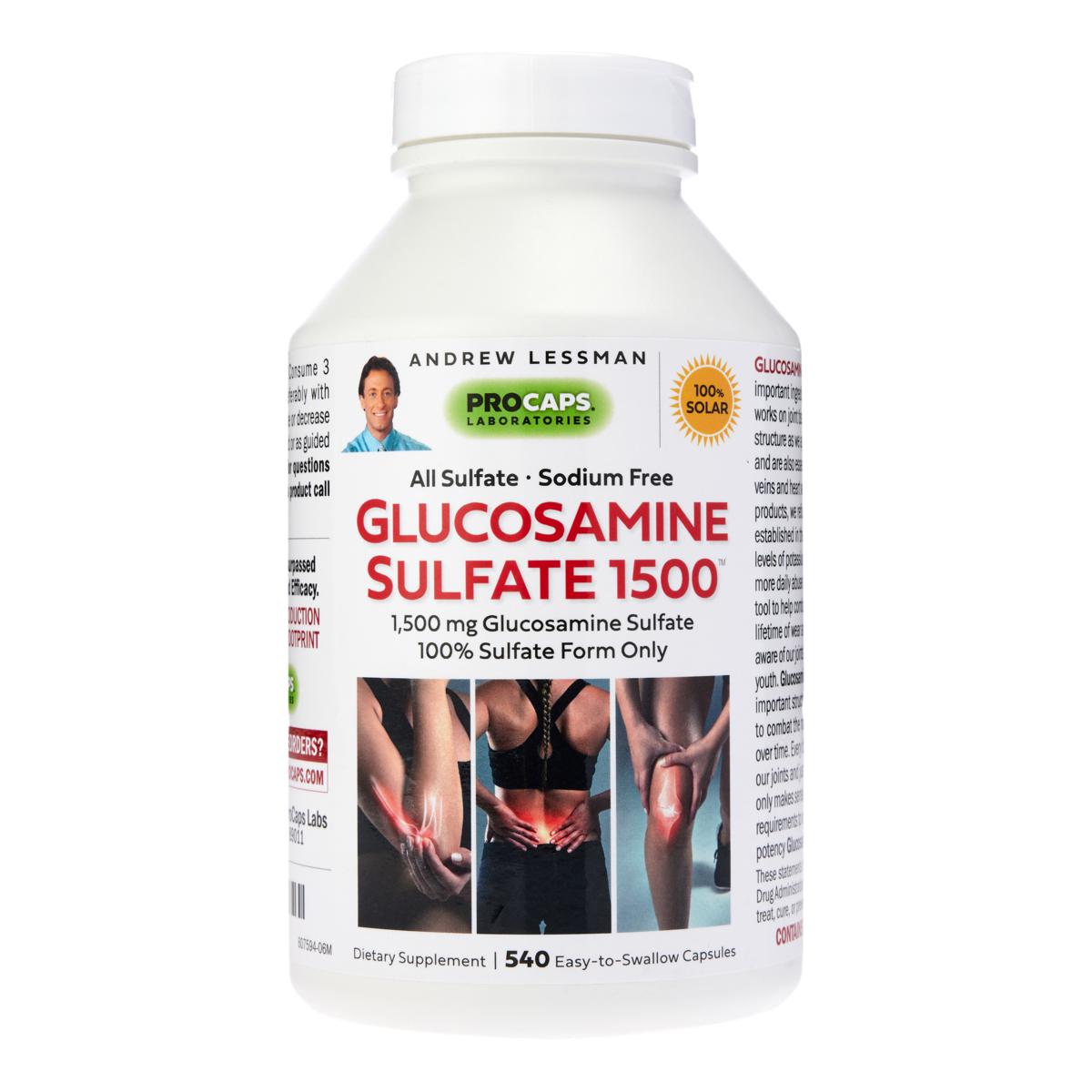 Glucosamine Sulfate-1500 - 540 Capsules