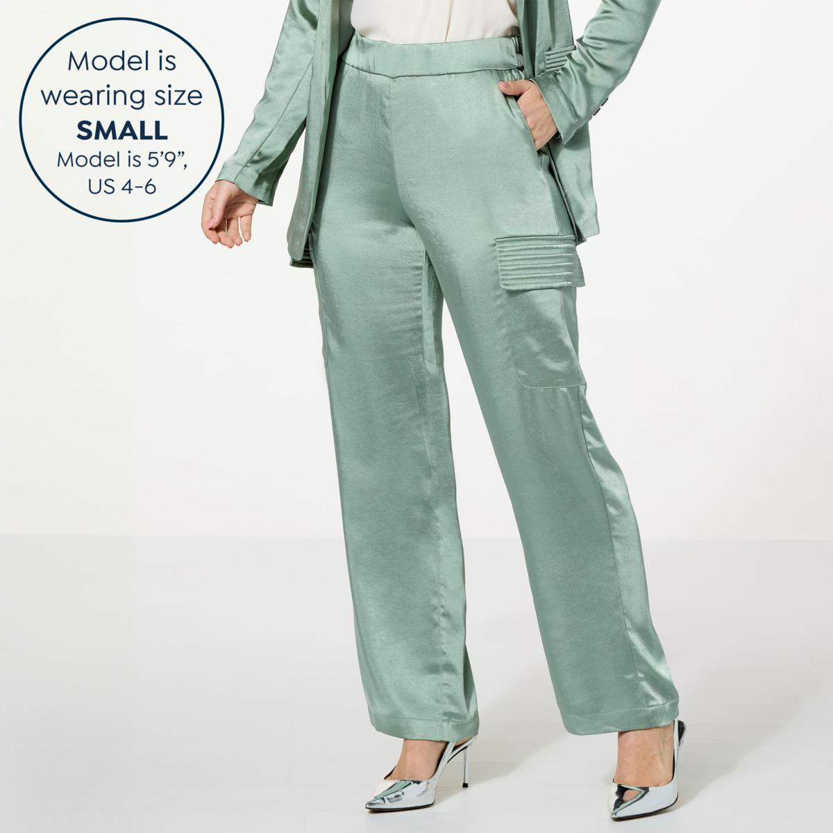 GREY by Jhoan Sebastian Grey Satin Cargo Pant - 22198421 | HSN GREY by Jhoan Sebastian Grey Satin Cargo Pant - 22198421 | HSN