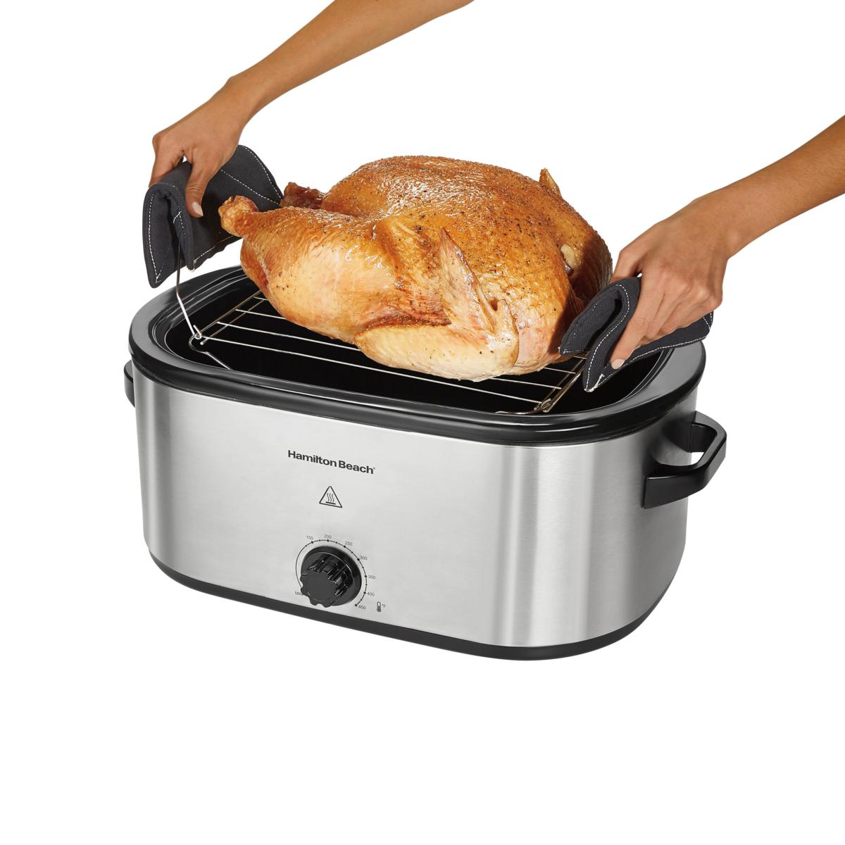 hamilton beach Roaster Oven 電気オーブン Amazon.com: Hamilton Beach 28 lb 22-Quart Roaster Oven with